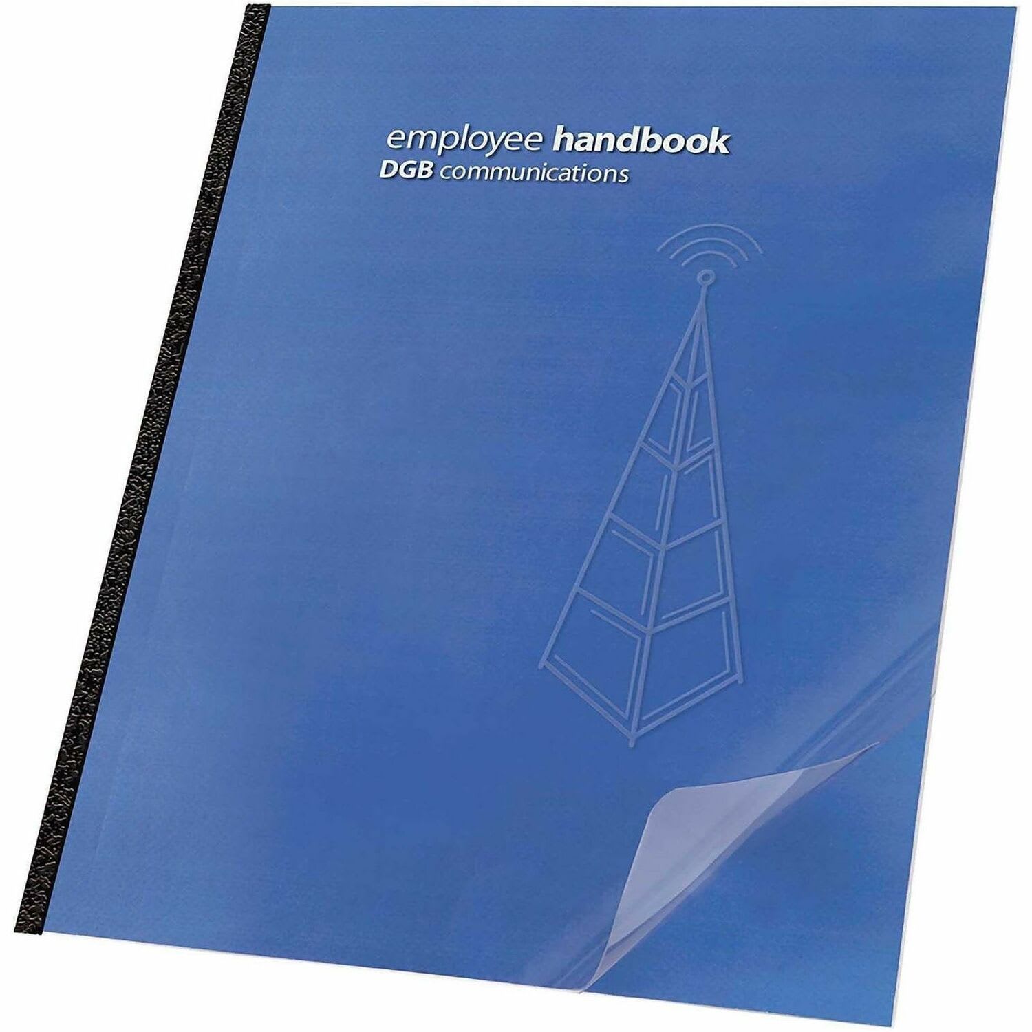 Swingline GBC ClearView Presentation Covers, Clear, Round Corners, Standard Weight, 8 3/4in x 11 1/4in, Pack Of 100 - Image 5