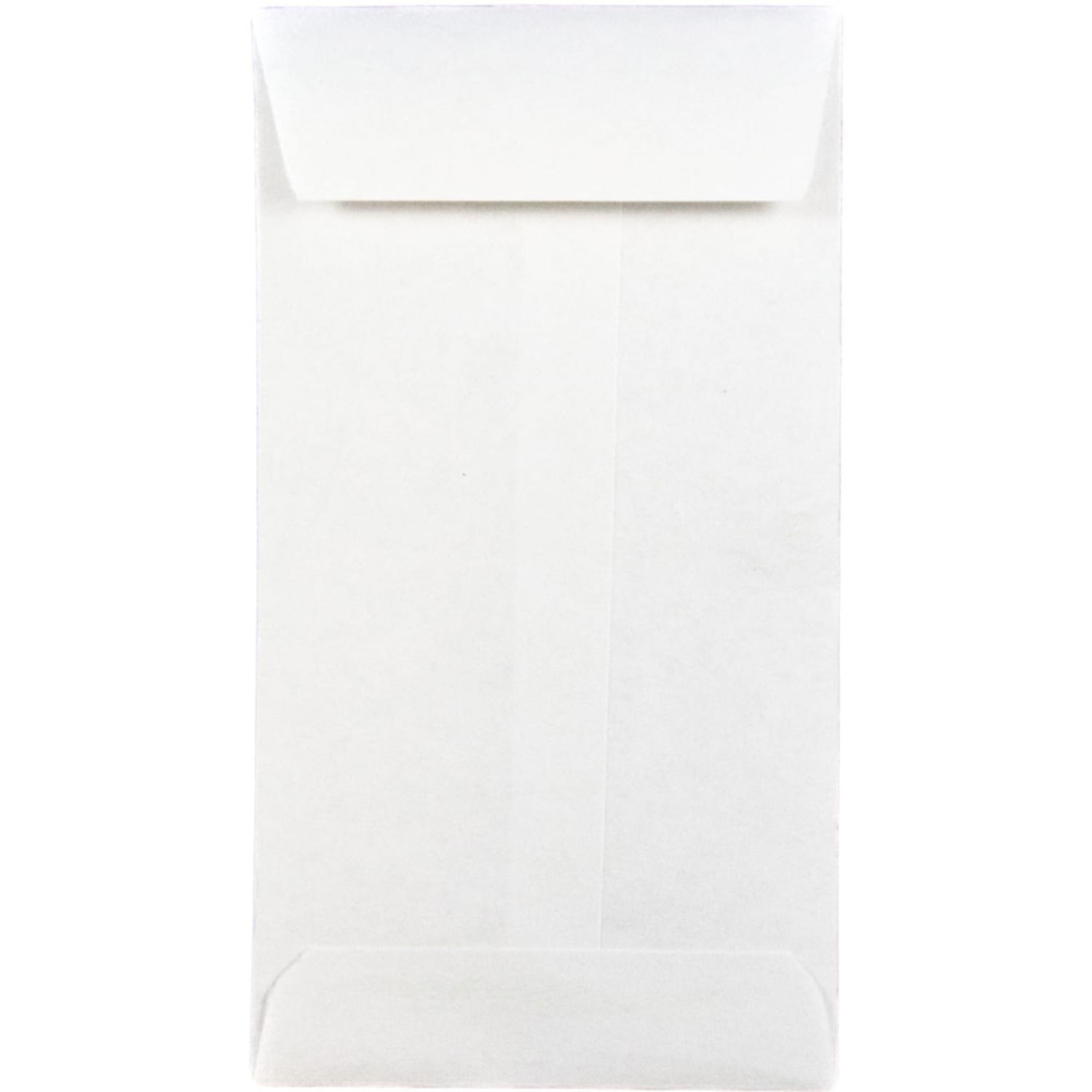 JAM PAPER #5 Coin Envelopes, 2 7/8in x 5 1/4in, White, Pack Of 25