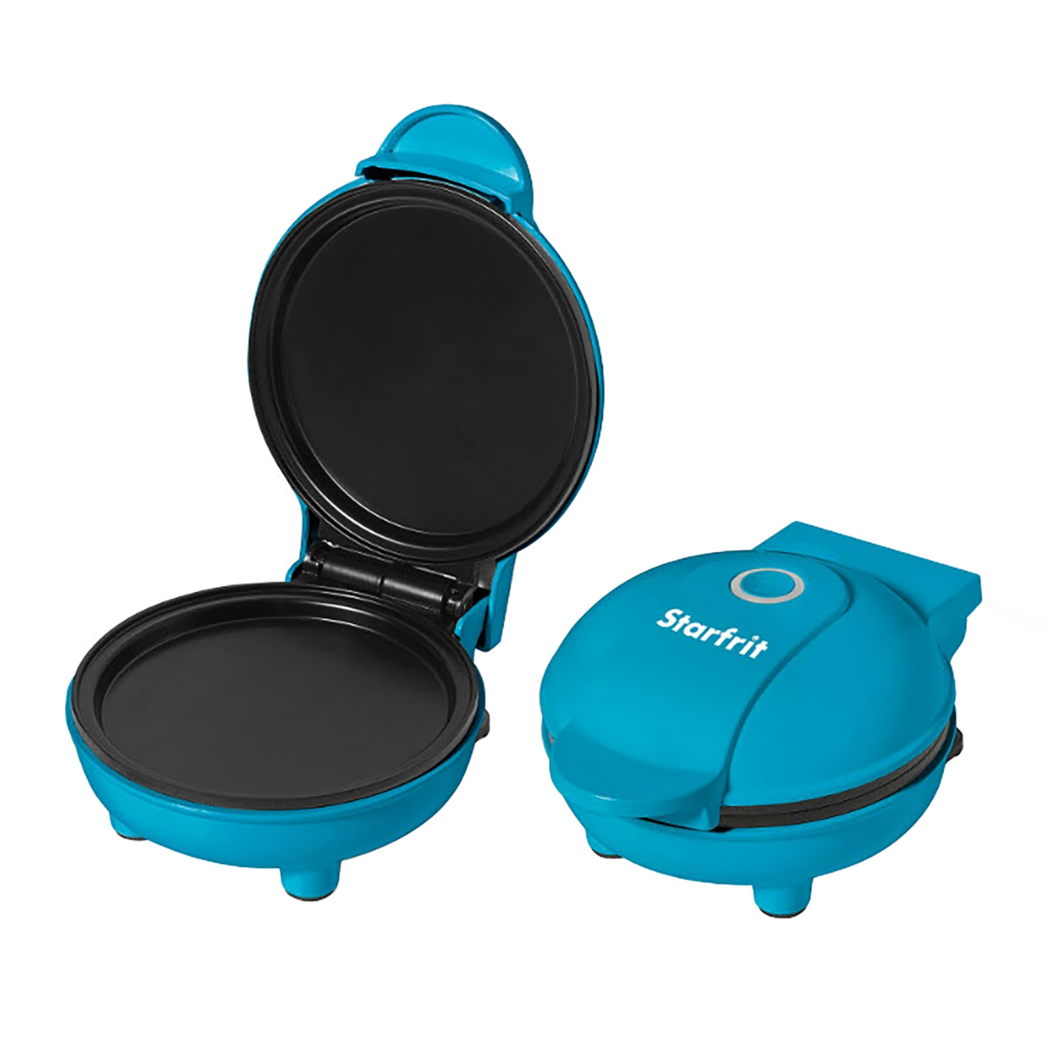 Starfrit Electric Mini Pancake Maker, 4-In., Blue