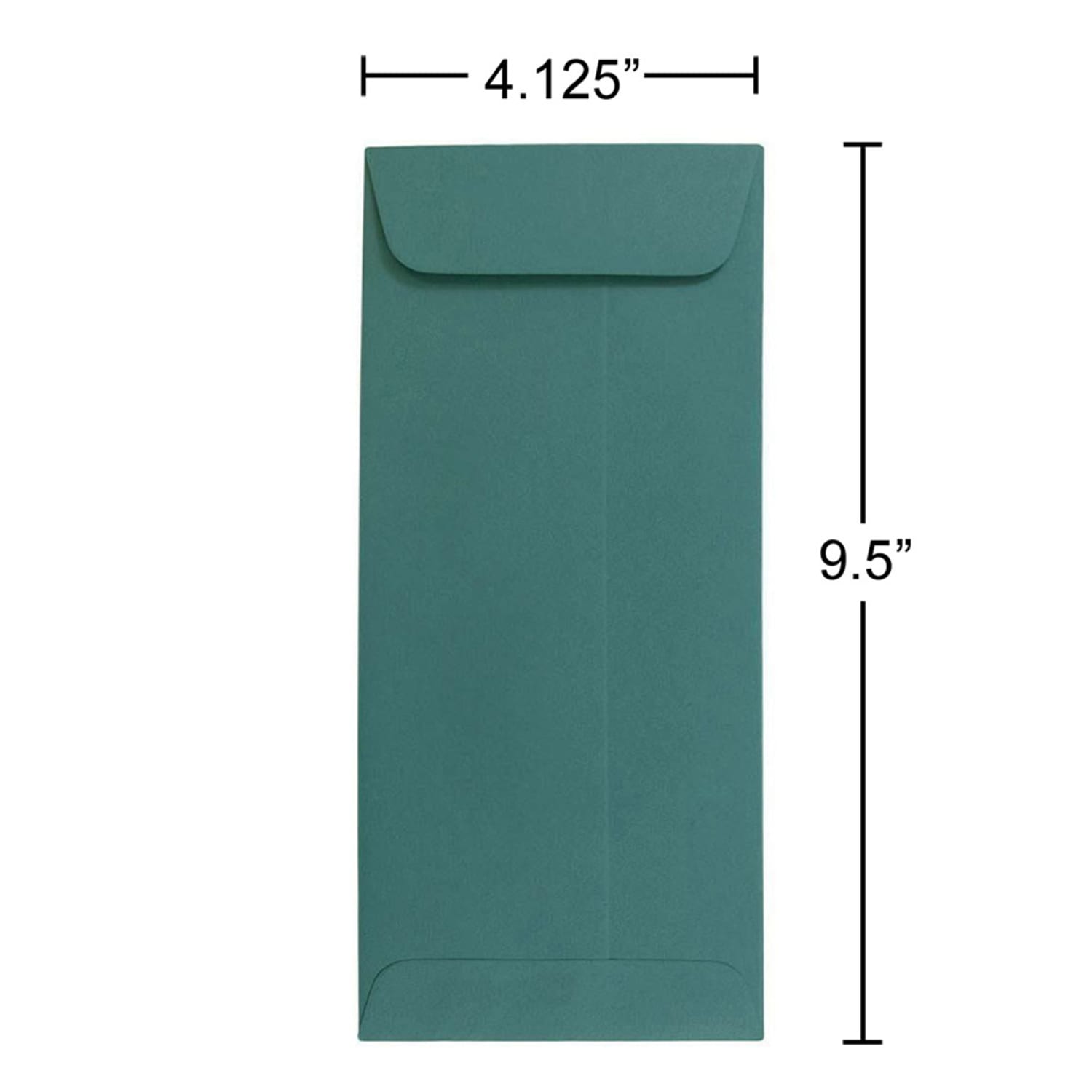 JAM Paper #10 Policy Envelopes, Gummed Seal, Teal, Pack Of 25 - Image 5