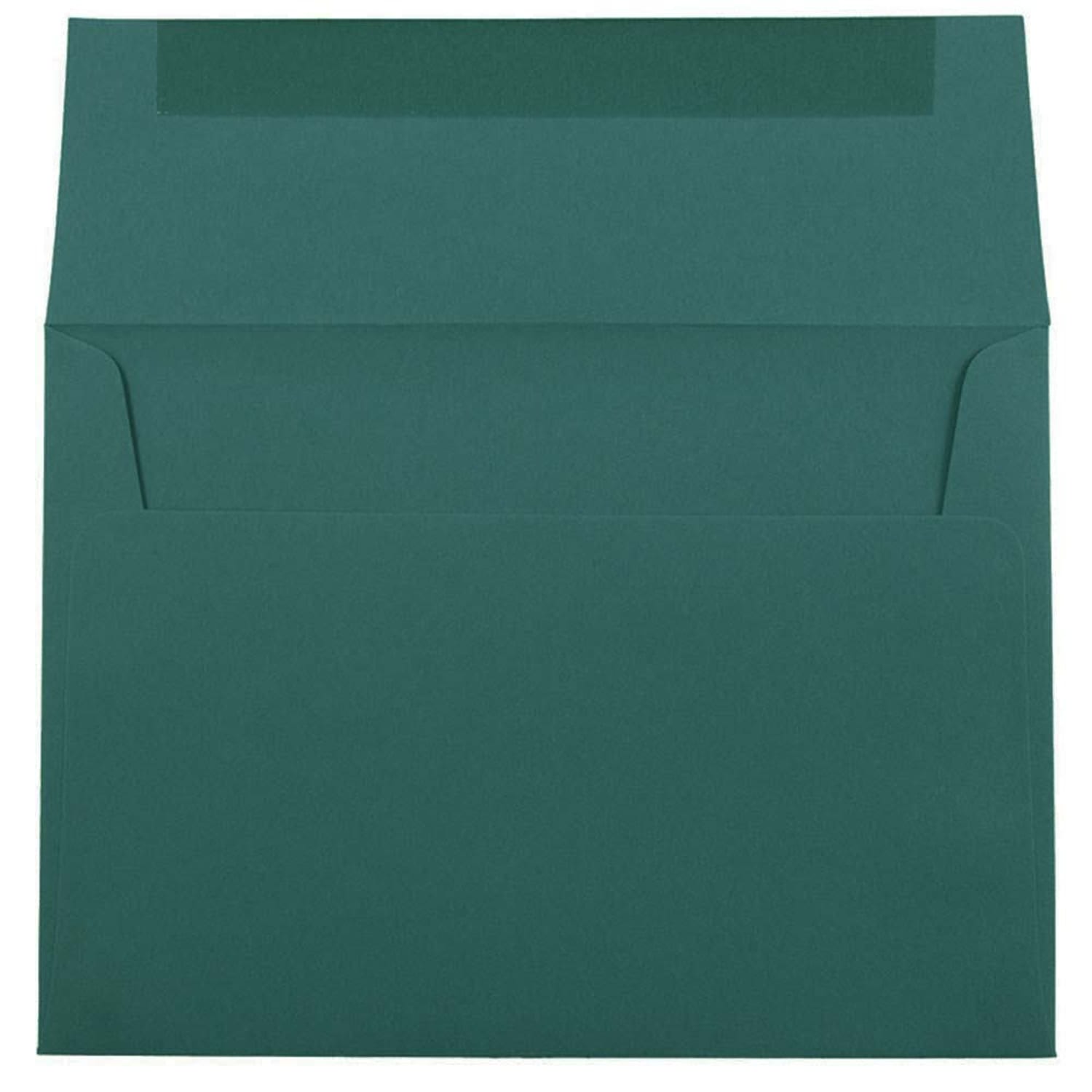 JAM Paper Booklet Invitation Envelopes, A7, Gummed Seal, Teal, Pack Of 25 - Image 3