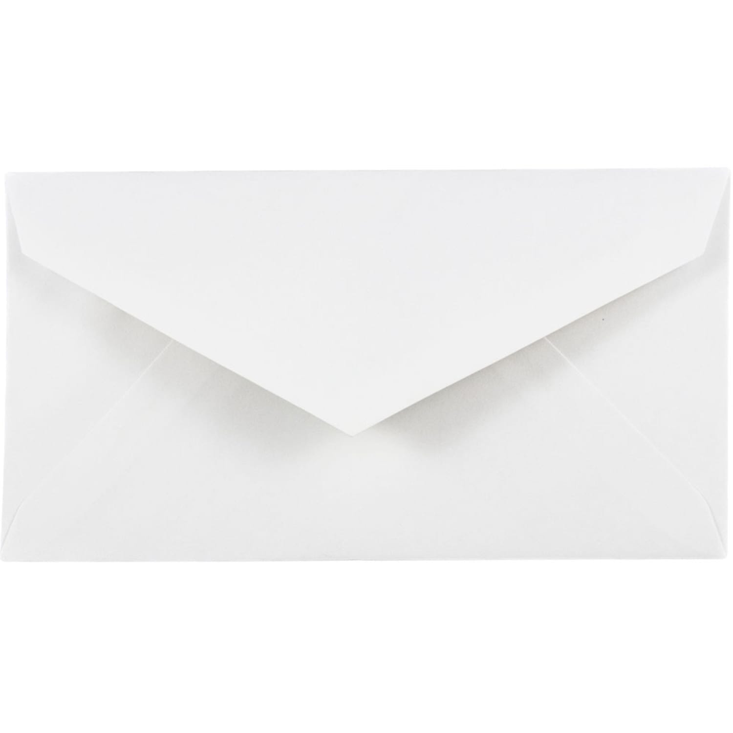 JAM Paper Booklet Envelopes, #7 3/4 Monarch, Commercial Flap, Gummed Seal, White, Pack Of 25