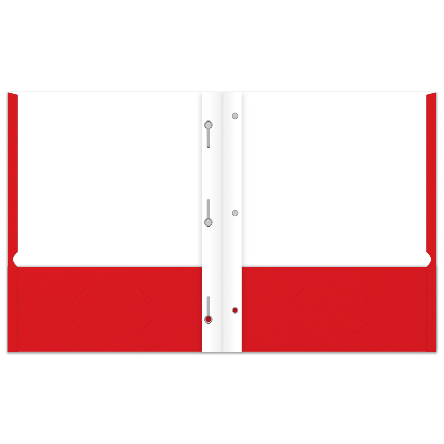 Office Depot Brand 2-Pocket School-Grade Paper Folders with Prongs, Assorted Colors, Pack Of 10 - Image 3