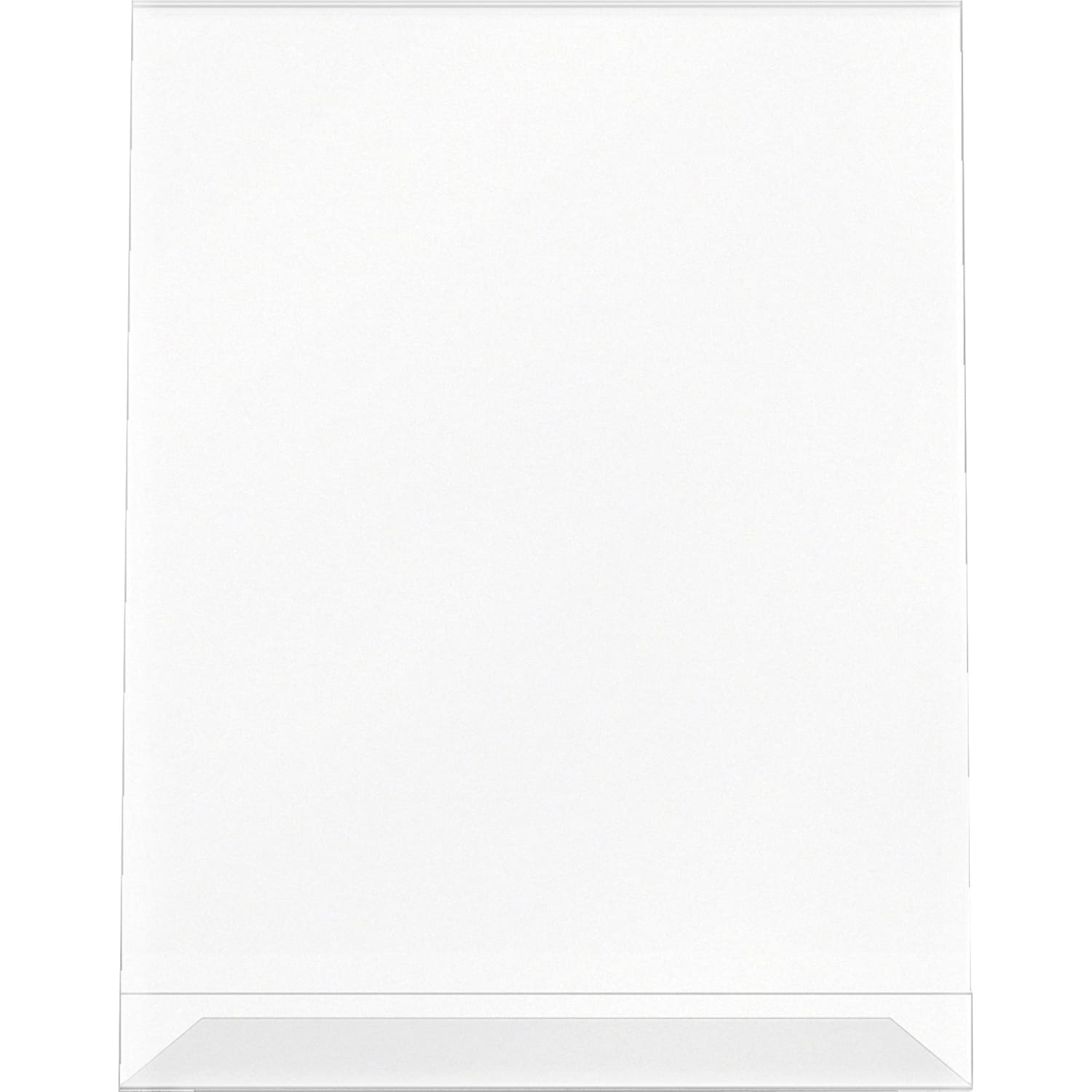 Lorell L-base Acrylic Slanted Sign Holder Stand, 8-1/2in x 11in, Clear, Pack Of 3 - Image 5