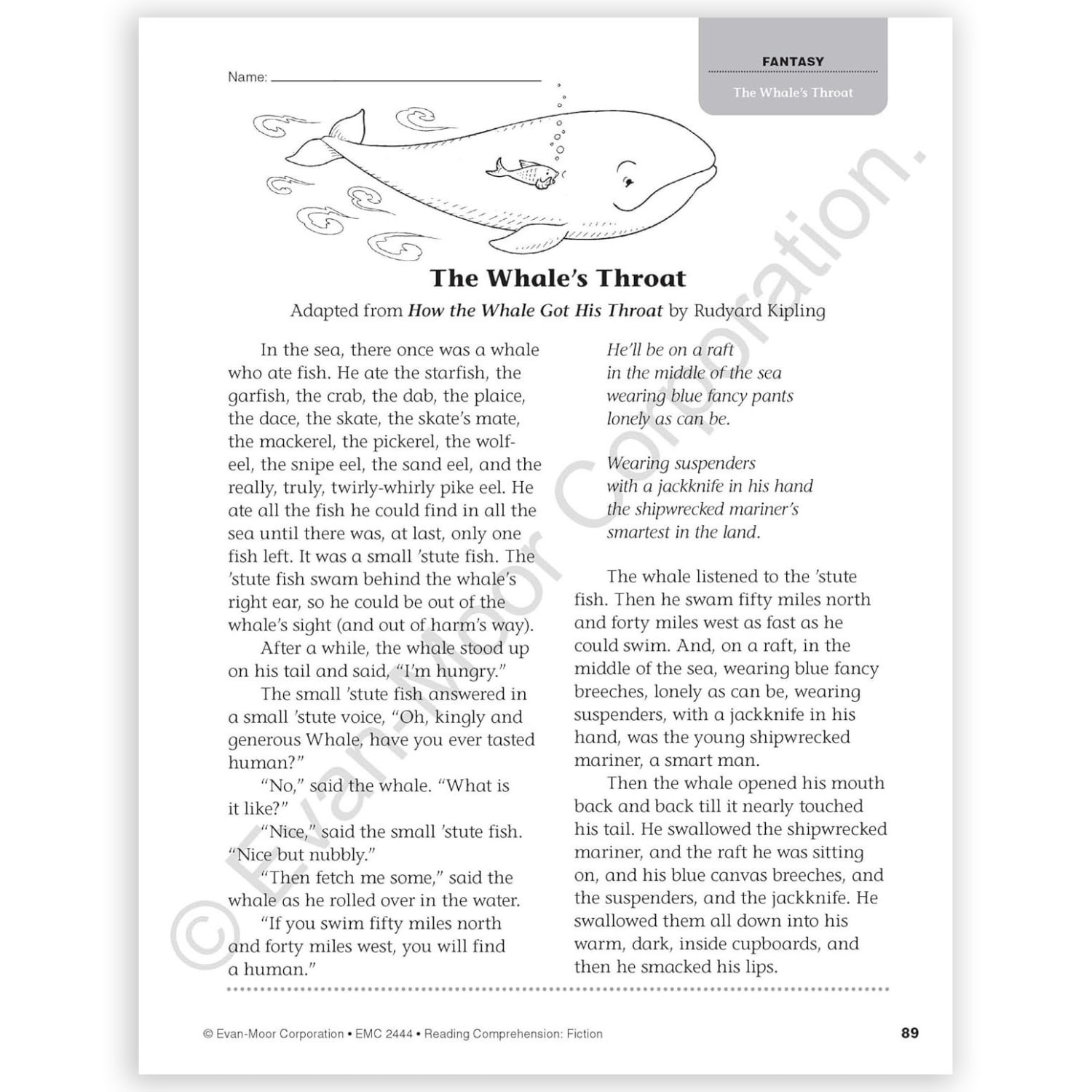 Evan-Moor Educational Publishers Reading Comprehension: Fiction, Grade 4 - Image 5
