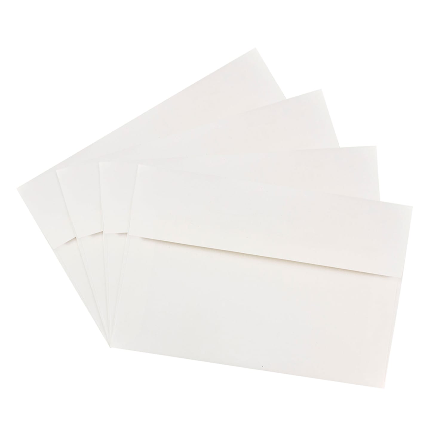 JAM Paper Booklet Invitation Envelopes, A8, Gummed Seal, White, Pack Of 25 - Image 4
