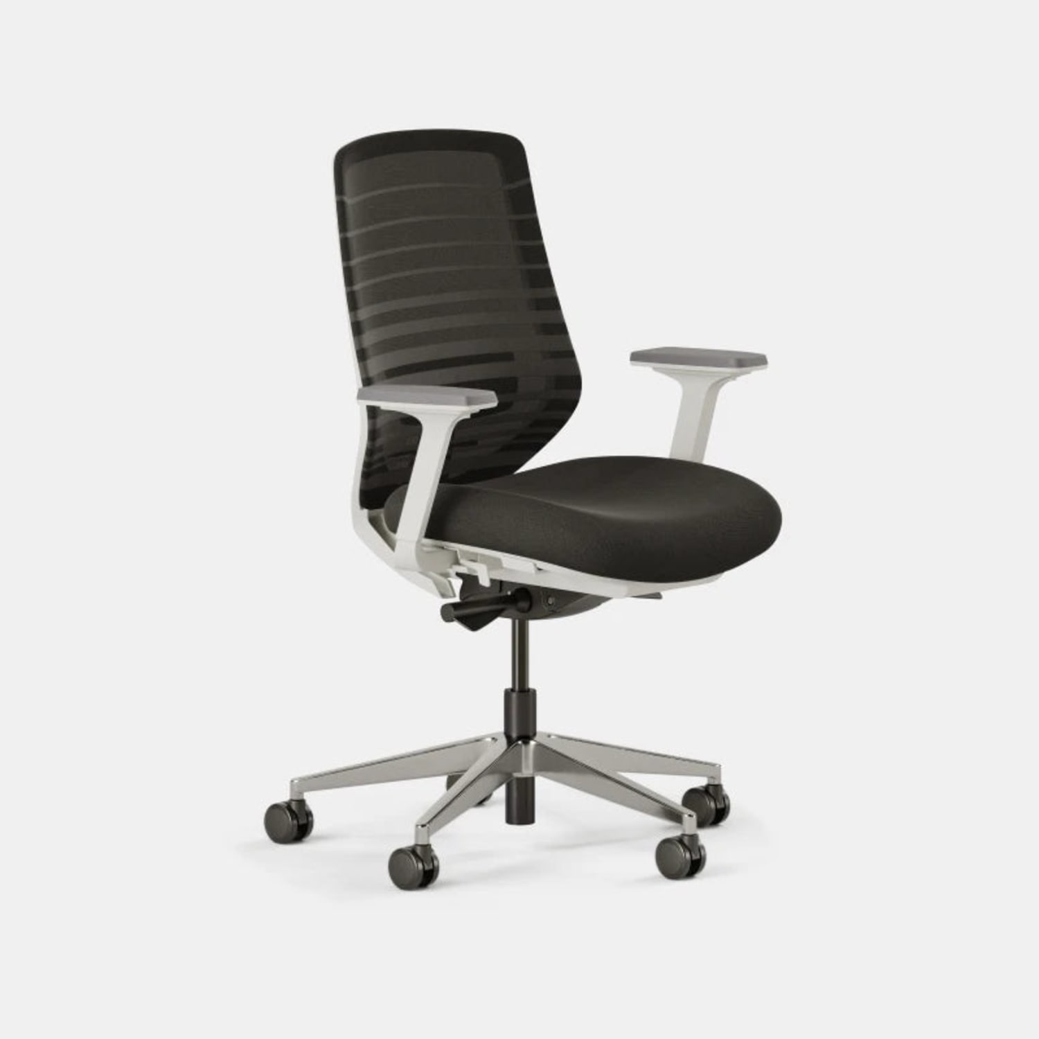 Branch Furniture Ergonomic Task Chair, Black/White - Image 3