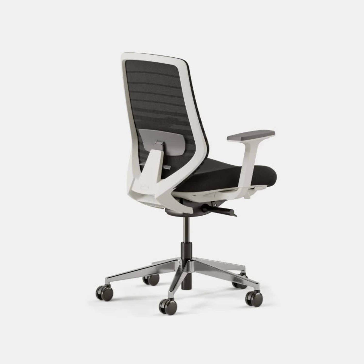 Branch Furniture Ergonomic Task Chair, Black/White - Image 4