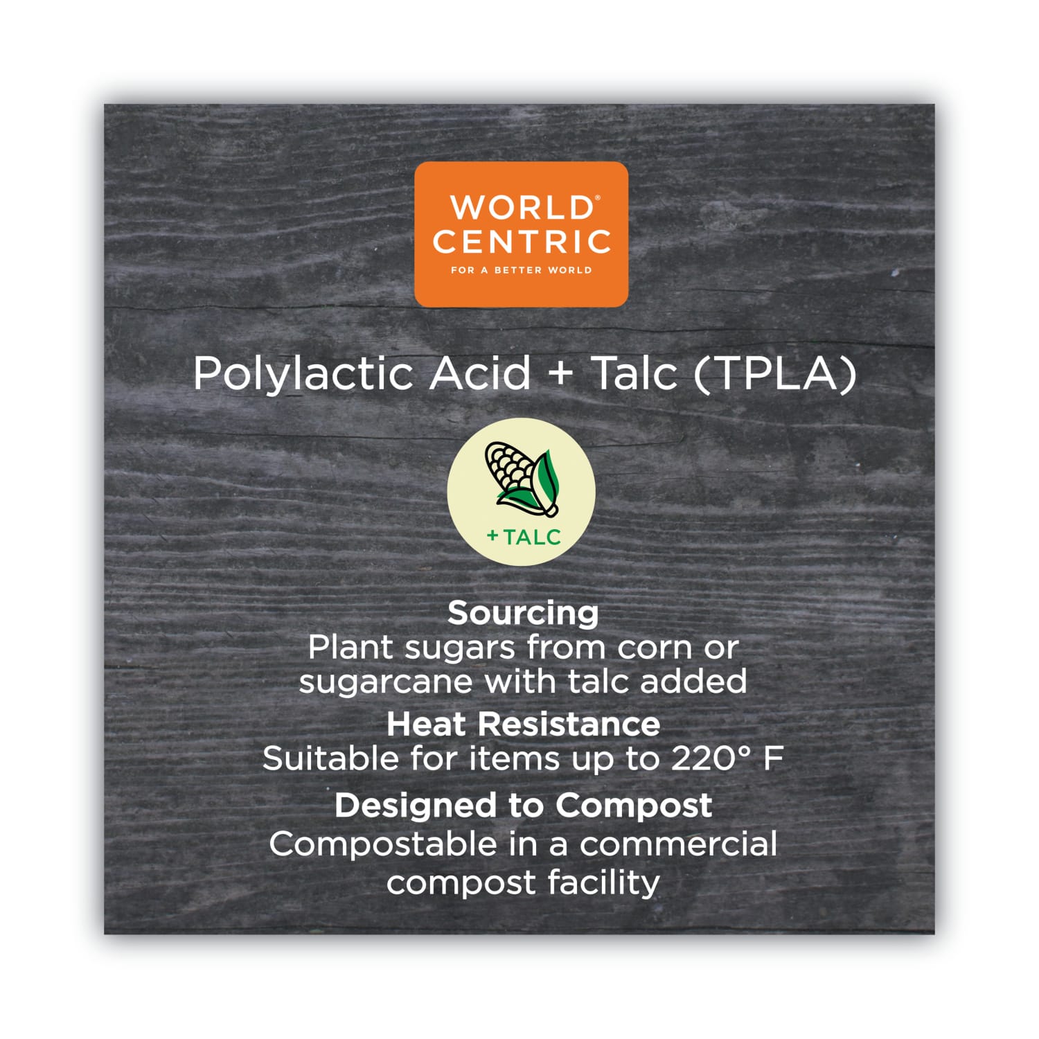 World Centric TPLA Compostable Cutlery, Knife, 6-3/4in, White, Pack Of 750 Knives - Image 4