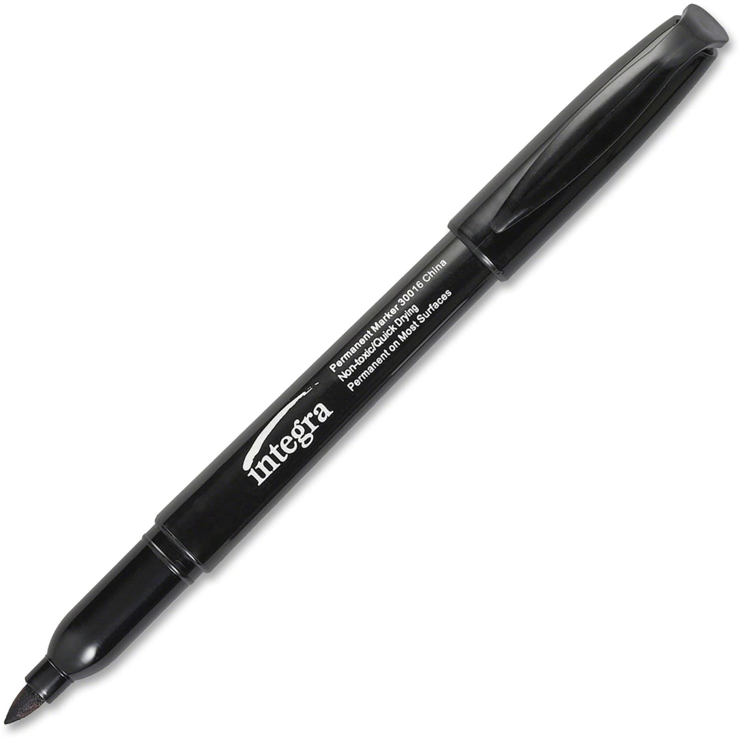 Integra Permanent Fine Point Markers - Fine Marker Point - Black - 12 / Dozen - Image 3