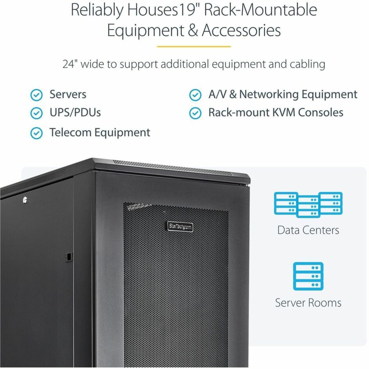 StarTech.com 42U Server Rack Cabinet - Image 5