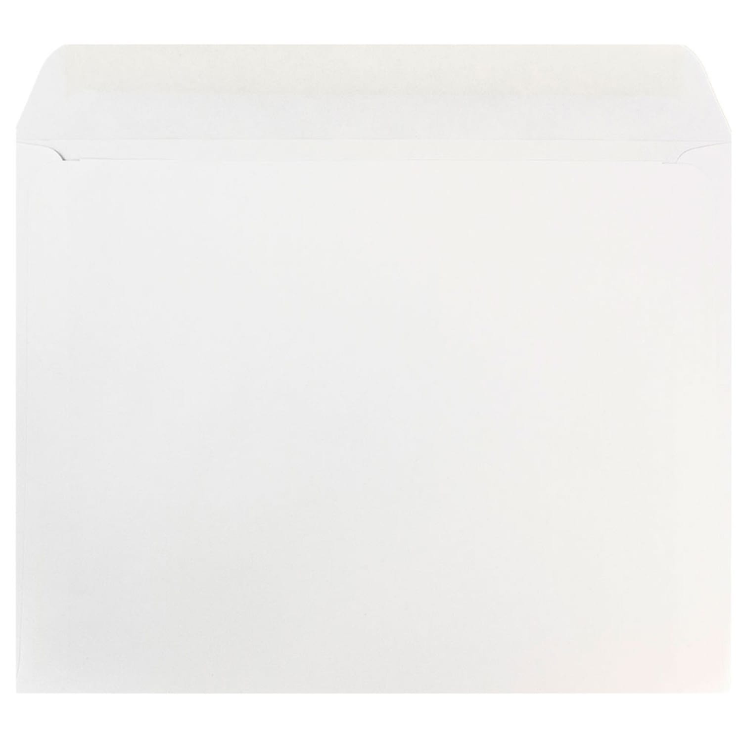 JAM Paper Booklet Envelopes, 10 x 13, Gummed Seal, White, Pack Of 25 - Image 3