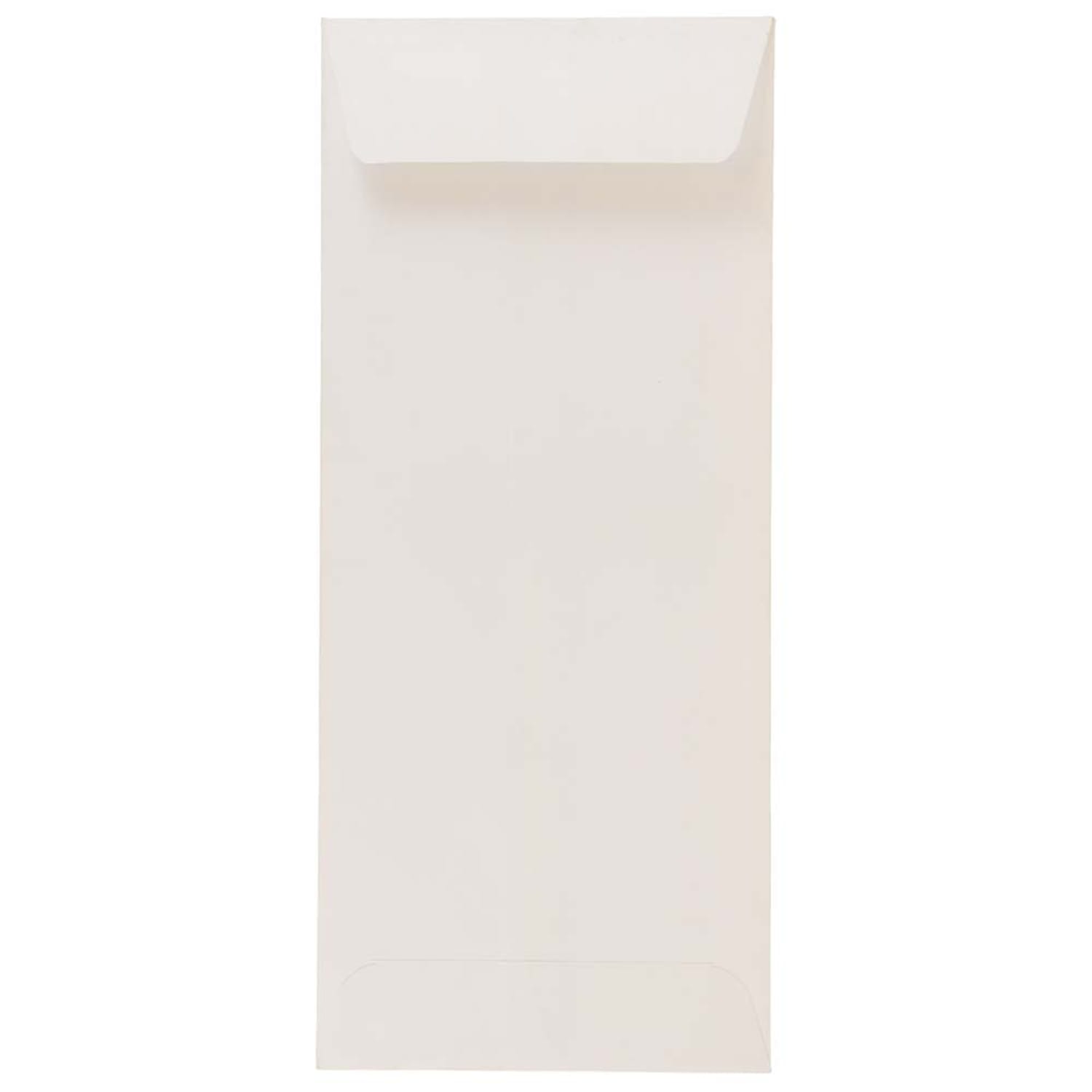JAM Paper #10 Policy Envelopes, Gummed Seal, White, Pack Of 25