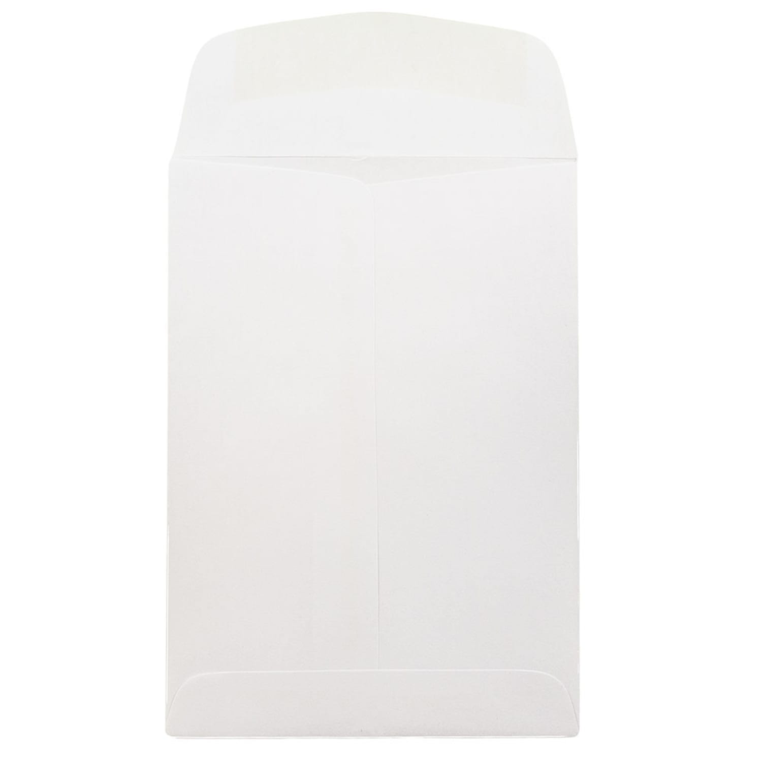 JAM Paper Open-End 5 1/2in x 7 1/2in Catalog Envelopes, Gummed Seal, White, Pack Of 25 - Image 3