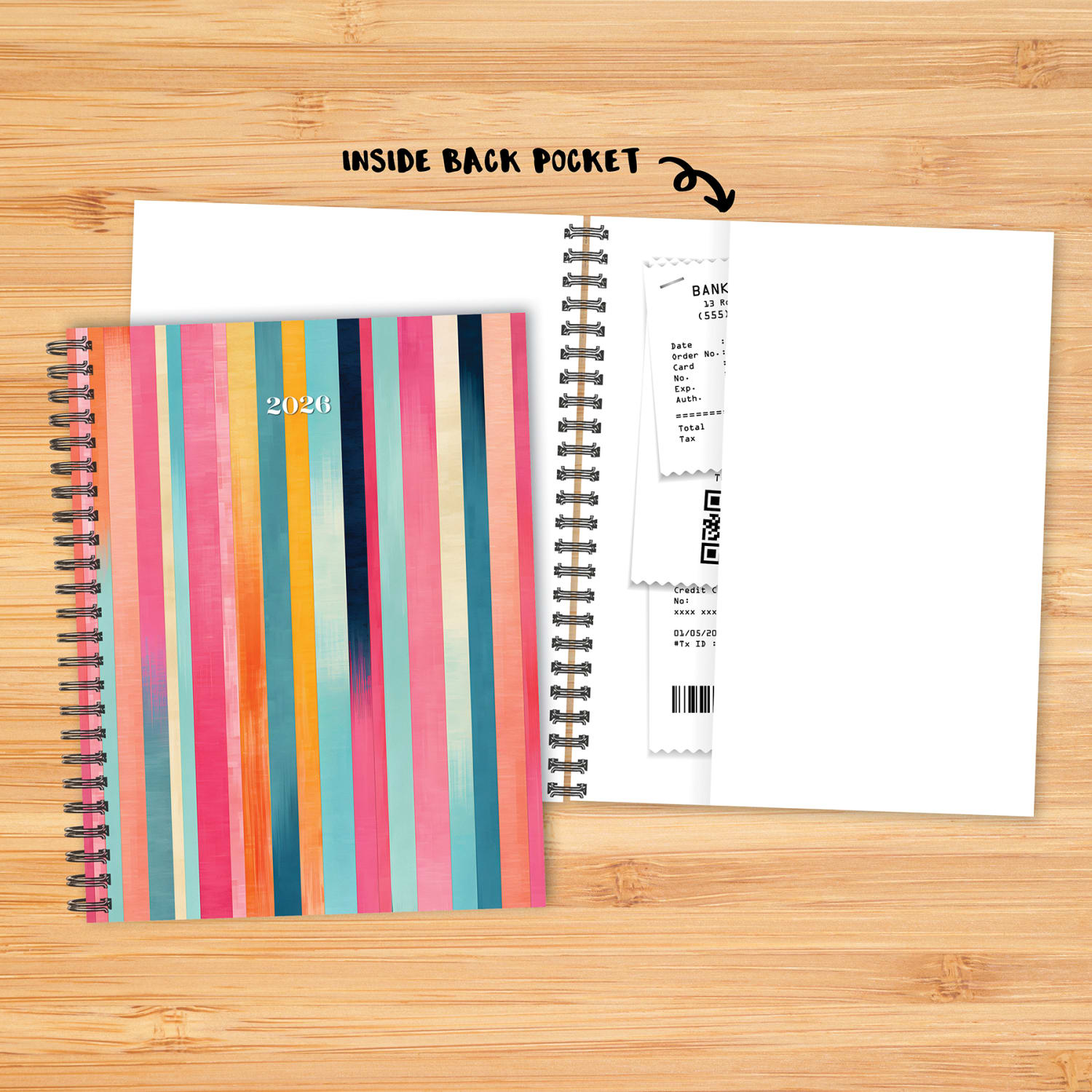 2026 Willow Creek Press Weekly/Monthly Softcover Planner, 8-1/2in x 11in, Super Stripe, January To December, 57384 - Image 5