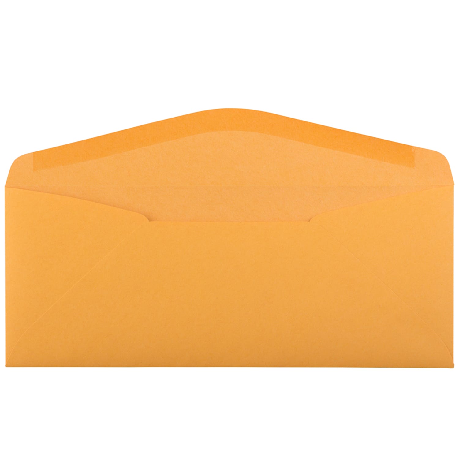 JAM PAPER #11 Recycled Envelopes, 4 1/2 x 10 3/8, Brown Kraft Manila, 25/Pack - Image 3