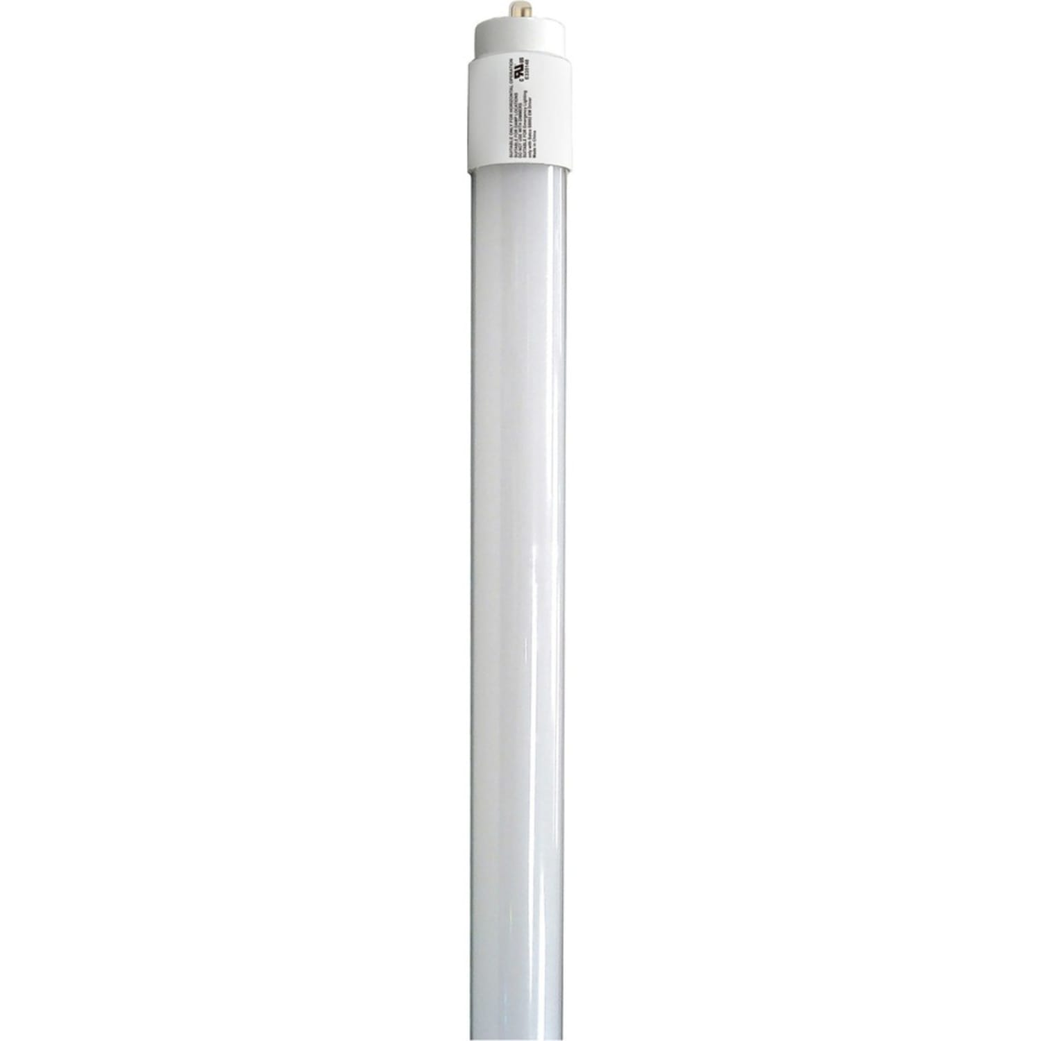 Satco 40W T8 4000K LED Tube Light - 40 W - 120 V AC, 277 V AC - 5500 lm - Tubular - T8 Size - White - Cool White Light Color - Fa8 Base - 50000 Hour - 4000 deg.K Color Temperature - 210 deg. Beam Angle - Shatter Proof, Ballast-free - 10 / Carton - Image 3
