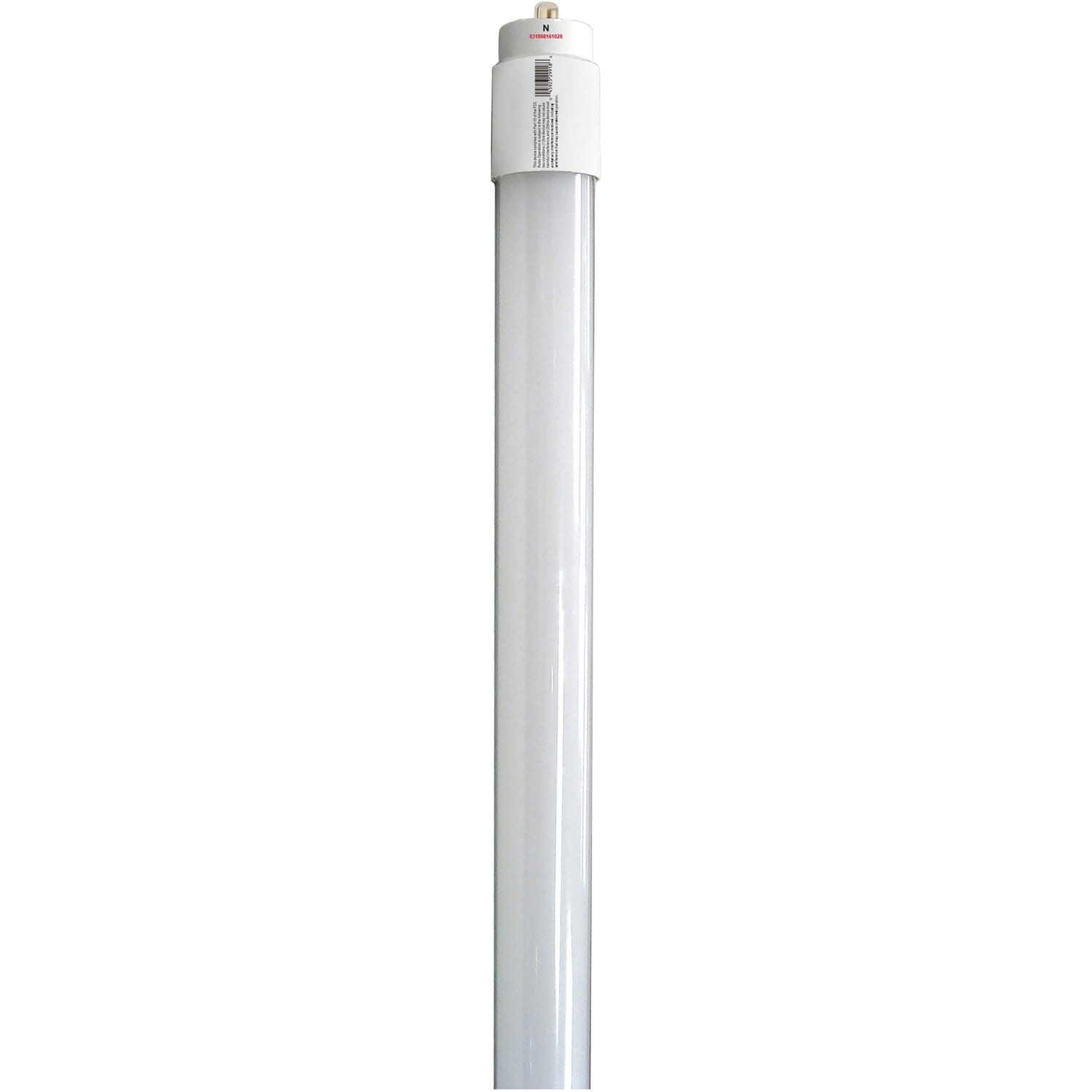 Satco 40W T8 4000K LED Tube Light - 40 W - 120 V AC, 277 V AC - 5500 lm - Tubular - T8 Size - White - Cool White Light Color - Fa8 Base - 50000 Hour - 4000 deg.K Color Temperature - 210 deg. Beam Angle - Shatter Proof, Ballast-free - 10 / Carton - Image 6