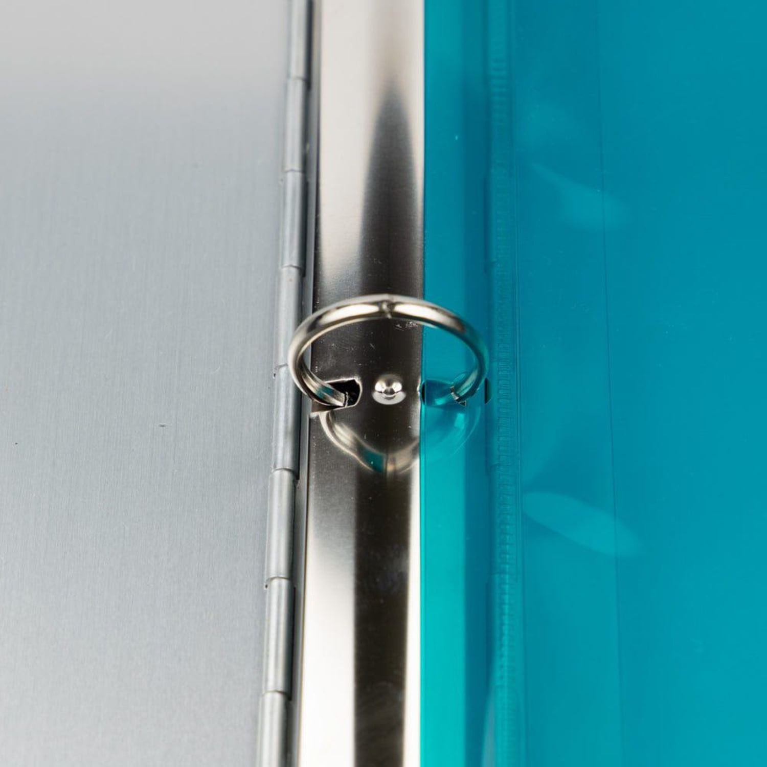 JAM Paper Plastic Binder Envelopes With Hook-And-Loop Fastener, 8 5/8in x 11 1/2in, Teal, Pack Of 12 - Image 5