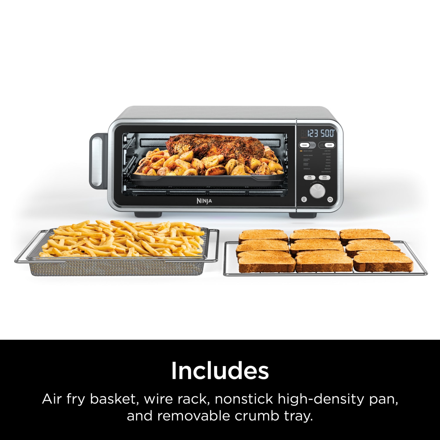 Ninja Foodi 13-in-1 Dual Heat Air Fry Oven, Silver - Image 4