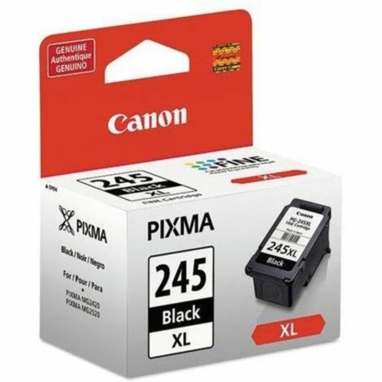 Canon PG-245XL Black High-Yield Ink Cartridge, 8278B001 - Image 4