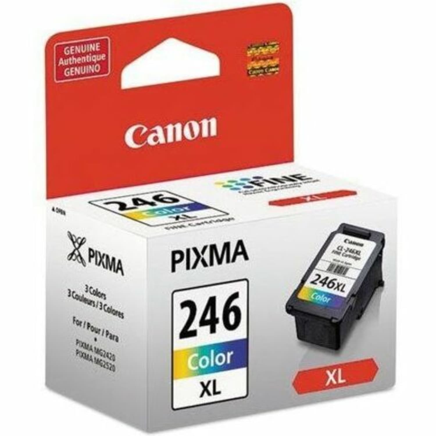 Canon CL-246XL Tri-Color High-Yield Ink Cartridge, 8280B001 - Image 4