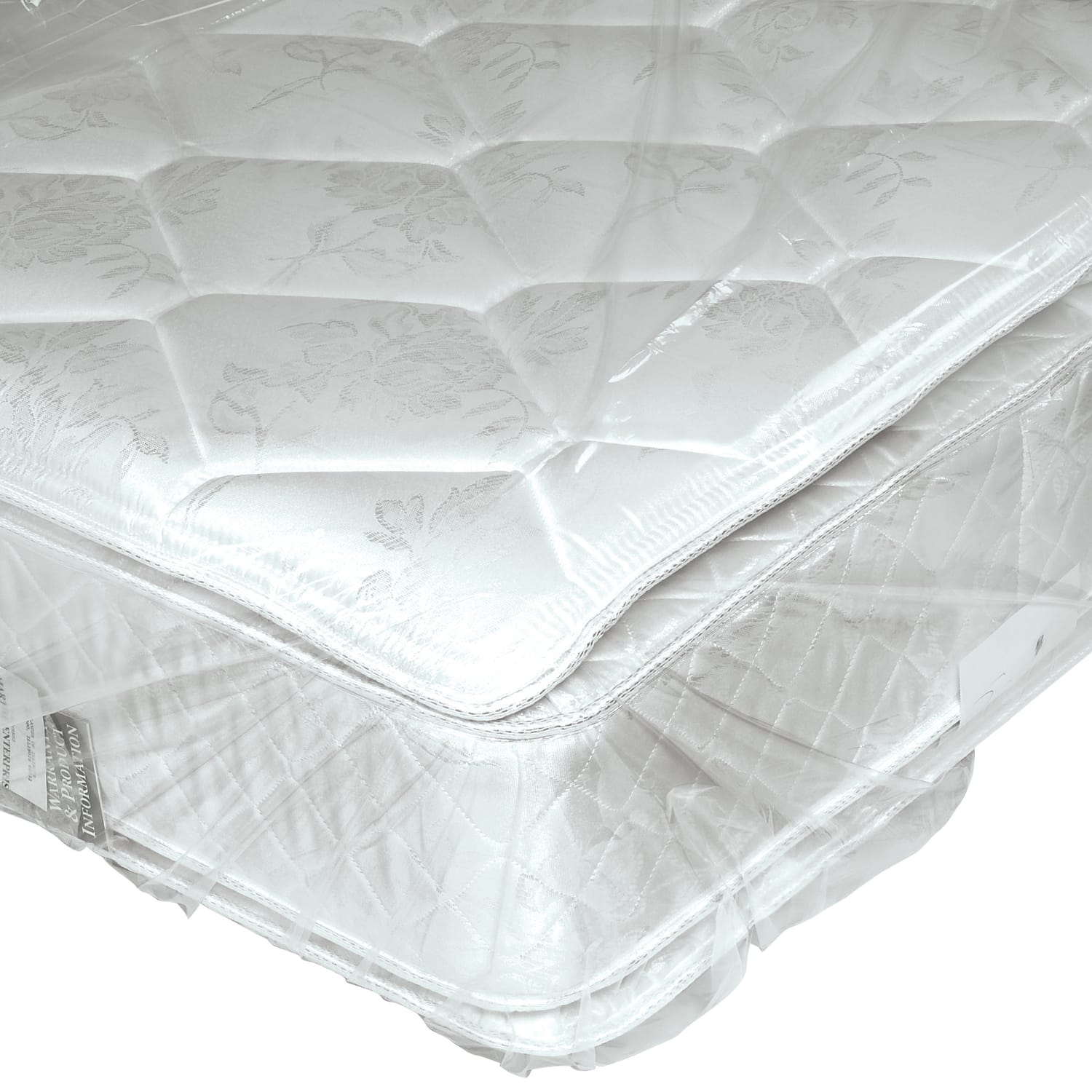 Partners Brand Plastic Mattress Bags, 1.1-Mil, 70in x 96in, 100 Per Roll