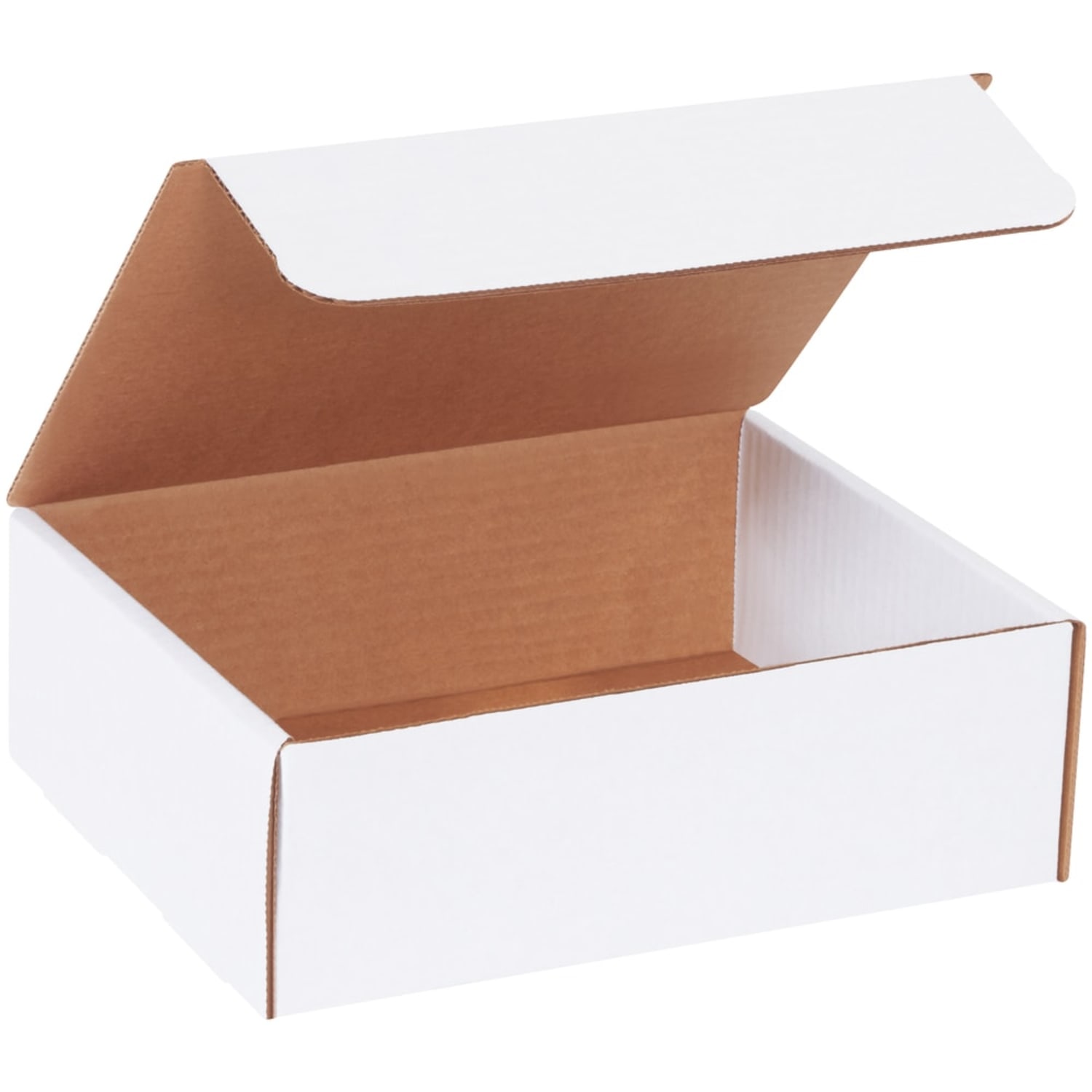 Partners Brand Literature Mailers 9in x 7 1/2in x 3in, White, Bundle of 50