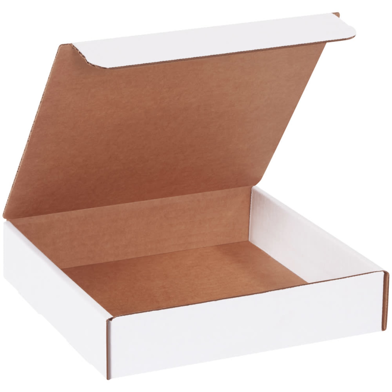 Partners Brand Literature Mailers 9in x 9in x 2in, White, Bundle of 50
