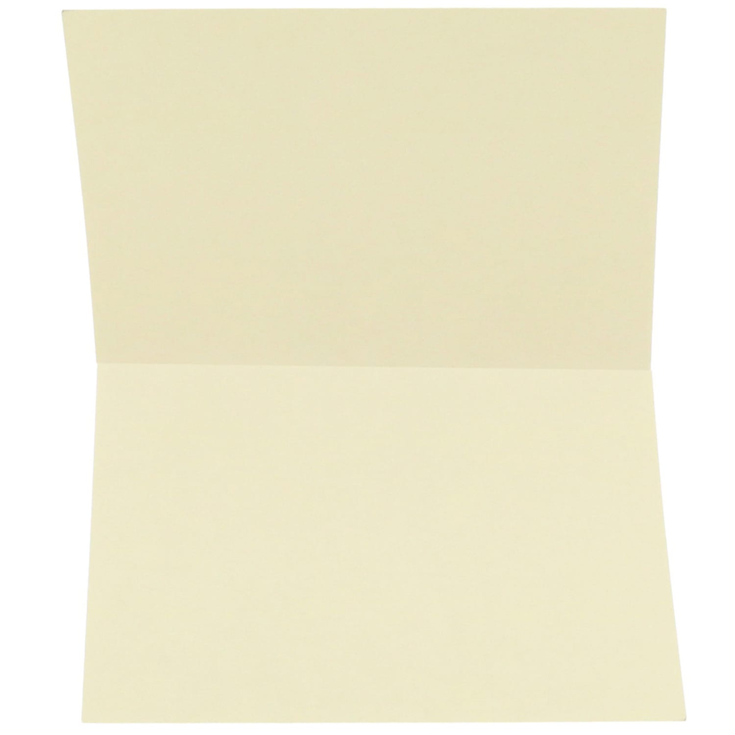 JAM Paper Blank Cards, 3 1/2in x 4 7/8in, Fold-Over, Ivory Linen, Pack Of 100 - Image 5
