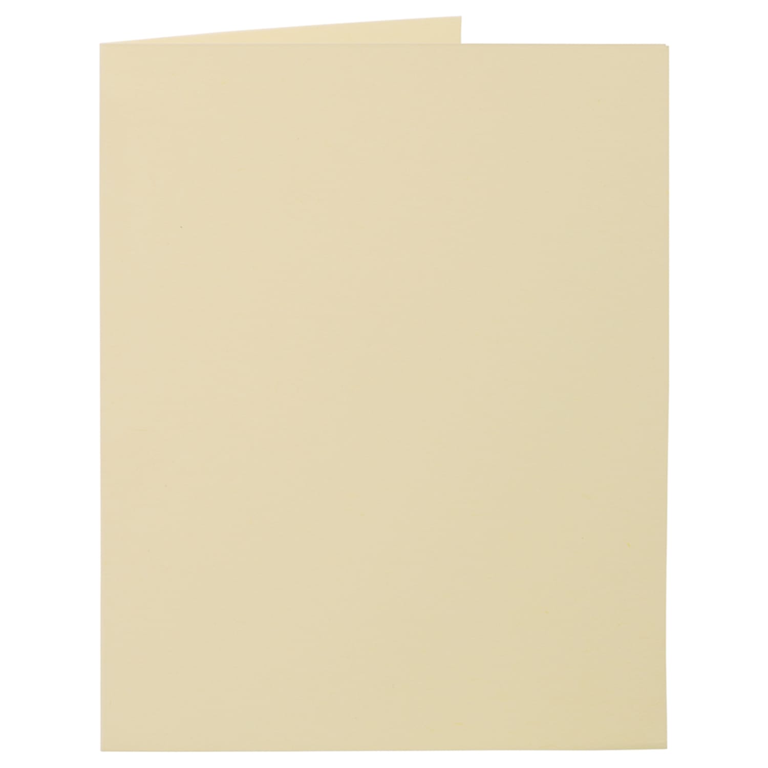 JAM Paper Blank Fold-Over Cards, 4 3/8in x 5 7/16in, Ivory, Pack Of 100 - Image 5