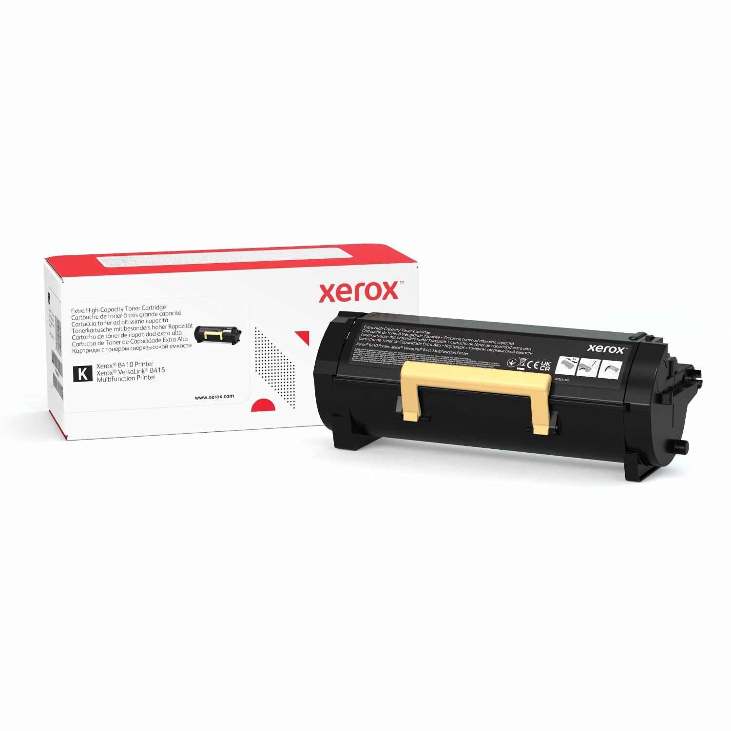 Xerox Genuine Xerox B410 Printer, VersaLink B415 Multifunction Printer Black Extra High capacity Toner Cartridge (25000 Pages) - 006R04727