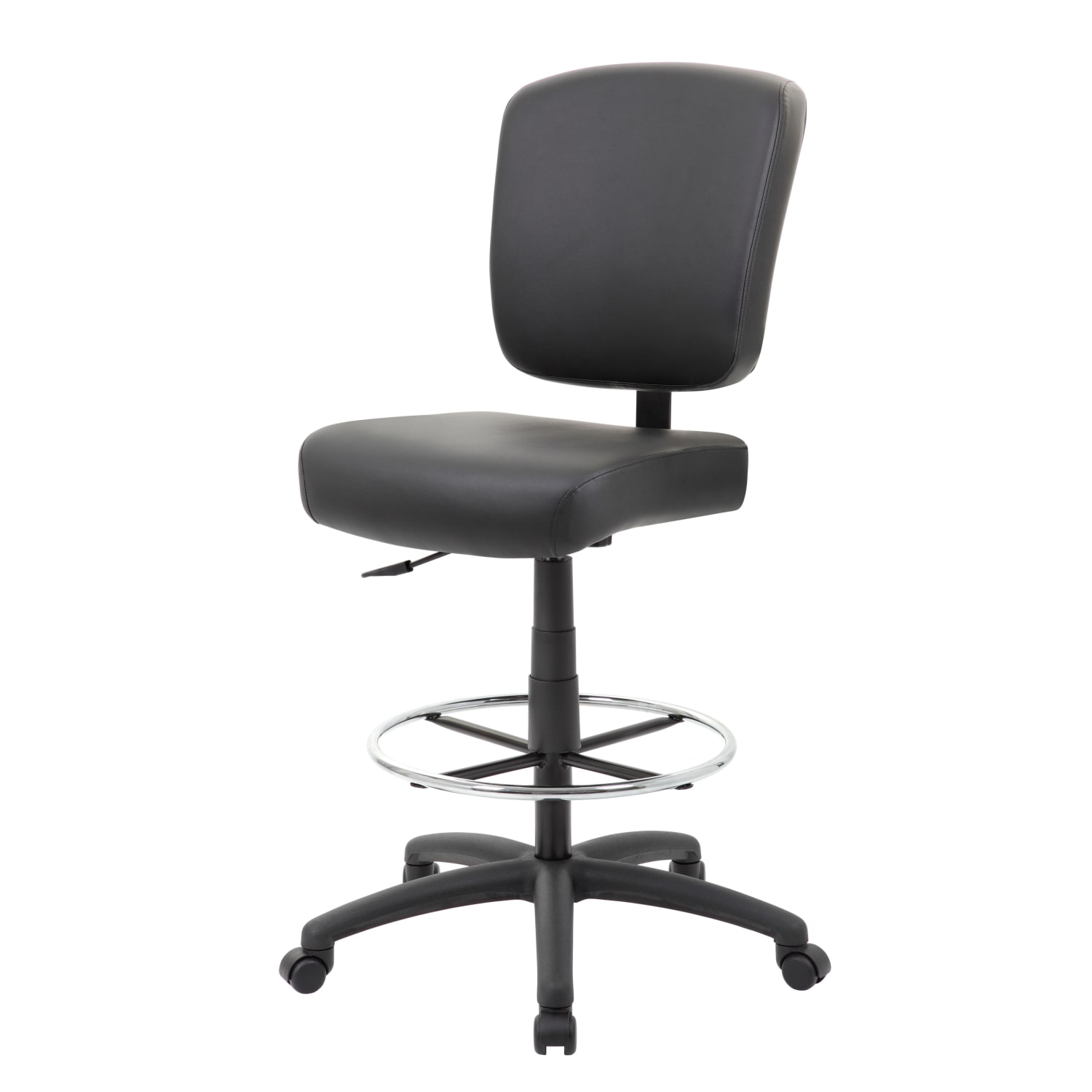 Boss Office Products Heavy Duty Armless Drafting Stool Black PopularChairscom Boss Office Products Heavy Duty Armless Drafting Stool Black PopularChairscom