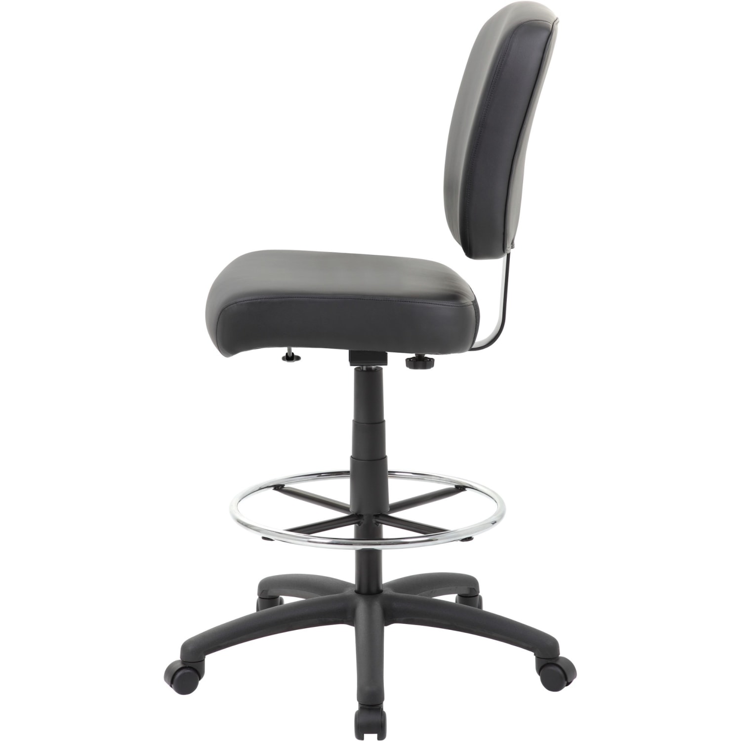 Boss Office Products Heavy Duty Armless Drafting Stool Black PopularChairscom Boss Office Products Heavy Duty Armless Drafting Stool Black PopularChairscom