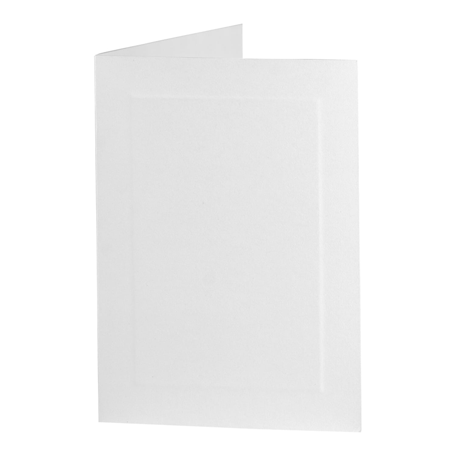 JAM Paper Fold-Over Cards, Panel Border, 5in x 6 5/8in, White, Pack Of 25 - Image 5