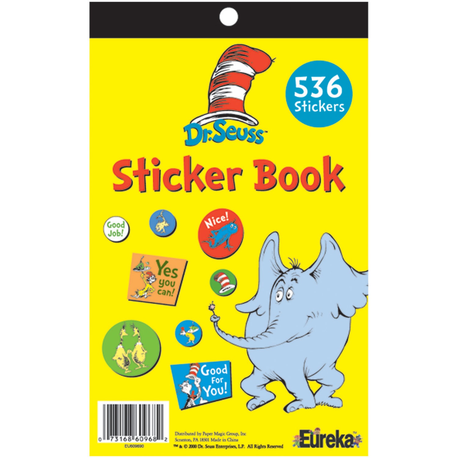 Eureka Sticker Books, Dr. Seuss, 536 Stickers Per Book, Pack Of 3 Books - Image 3