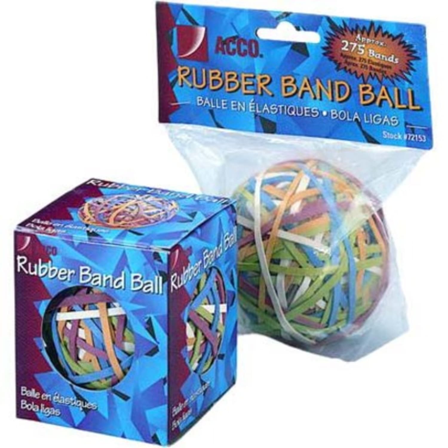 ACCO 275 Rubber Band Ball, Assorted Colors - Image 4