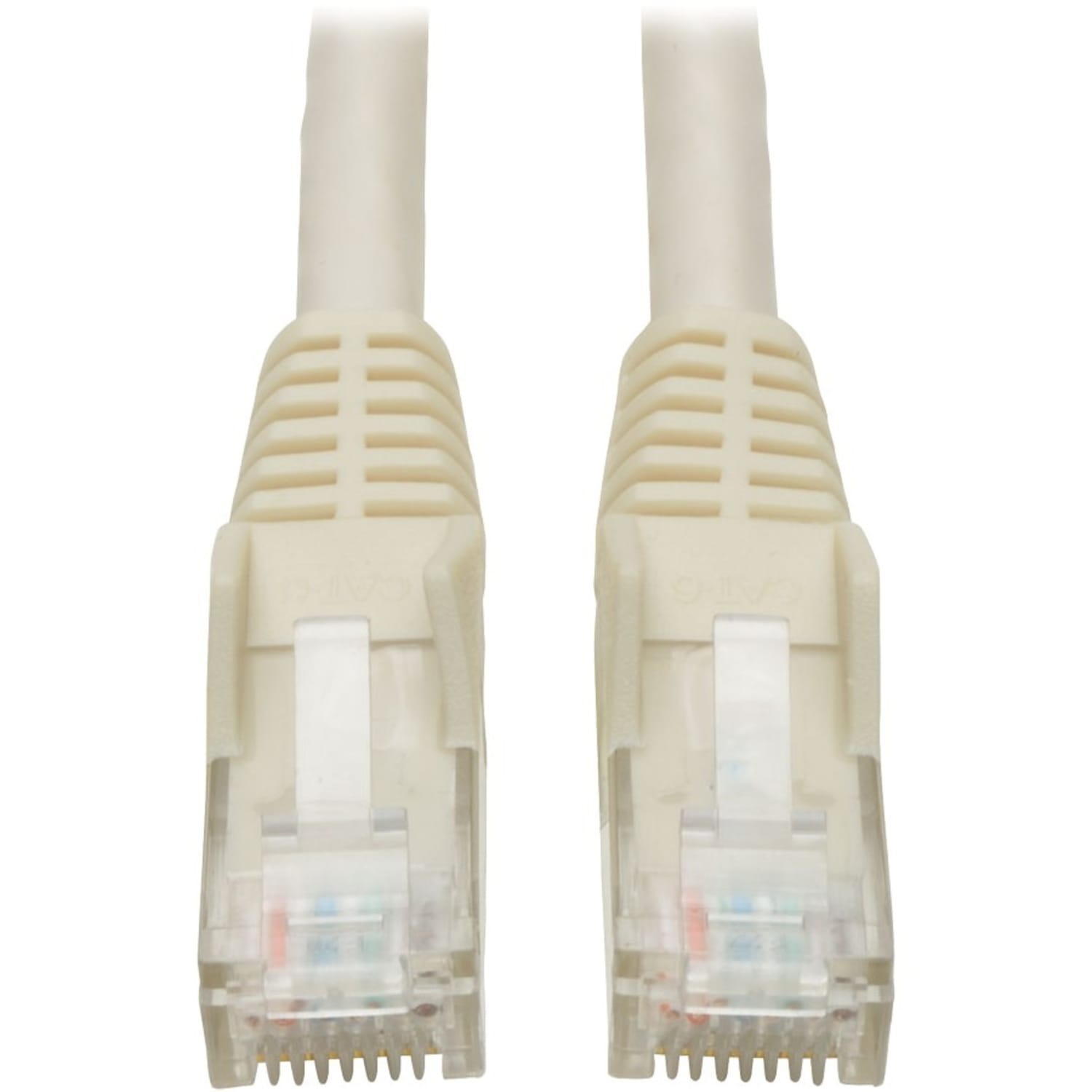Eaton Tripp Lite Series Cat6 Gigabit Snagless Molded (UTP) Ethernet Cable (RJ45 M/M), PoE, White, 15 ft. (4.57 m) - N201015WH