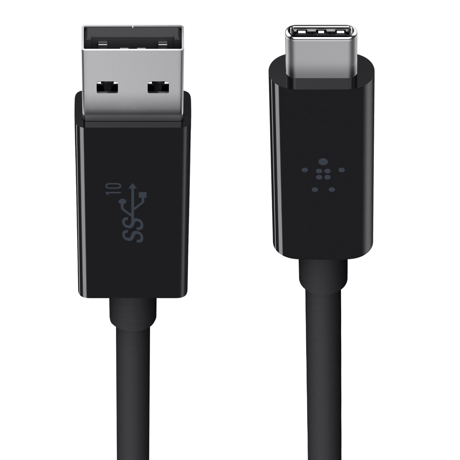 BELKIN 3.1 USB-A to USB-C Cable, 3ft, Black - Image 3