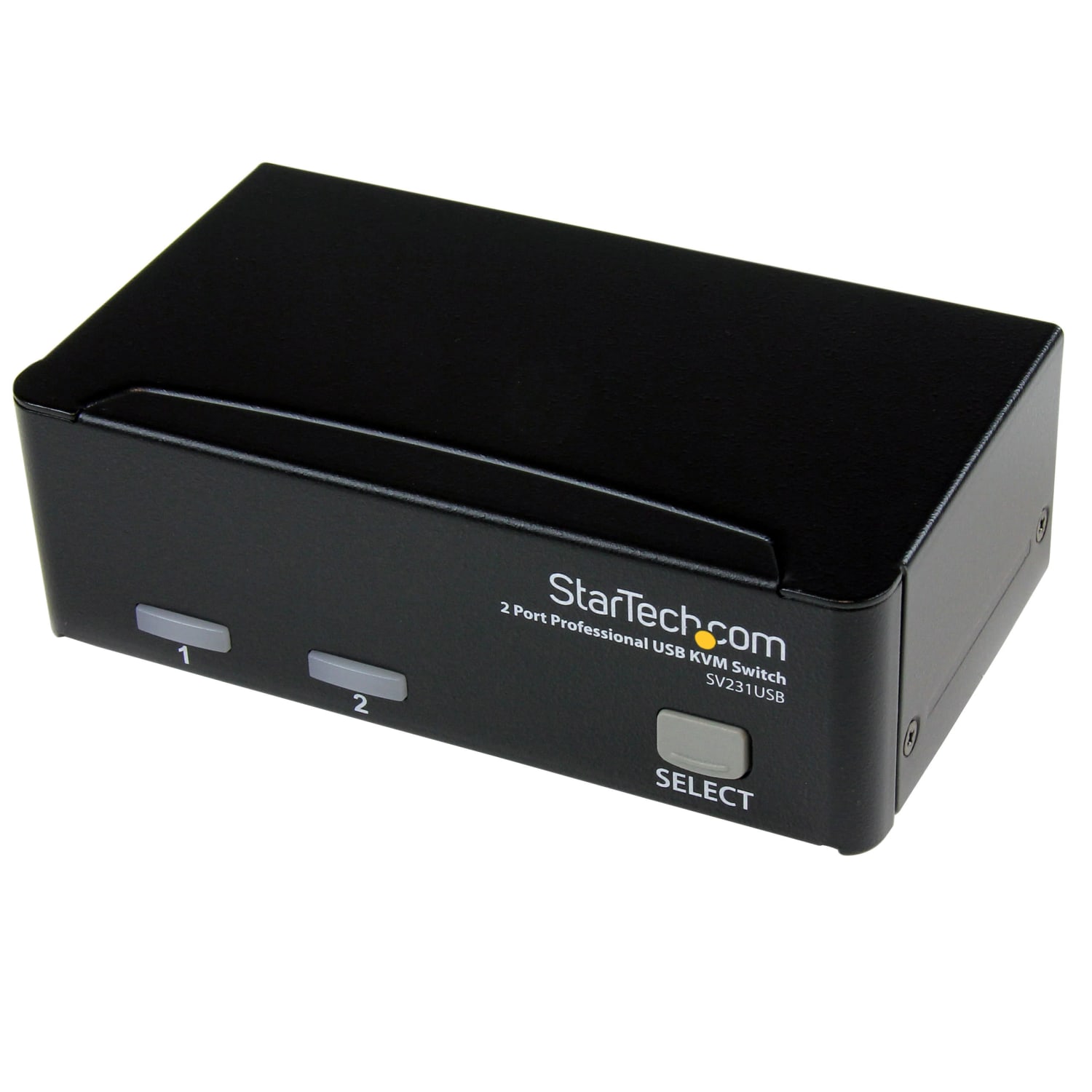 StarTech.com 2 Port Professional USB KVM Switch Kit with Cables - Control 2 USB VGA based computers with this complete KVM kit including cables