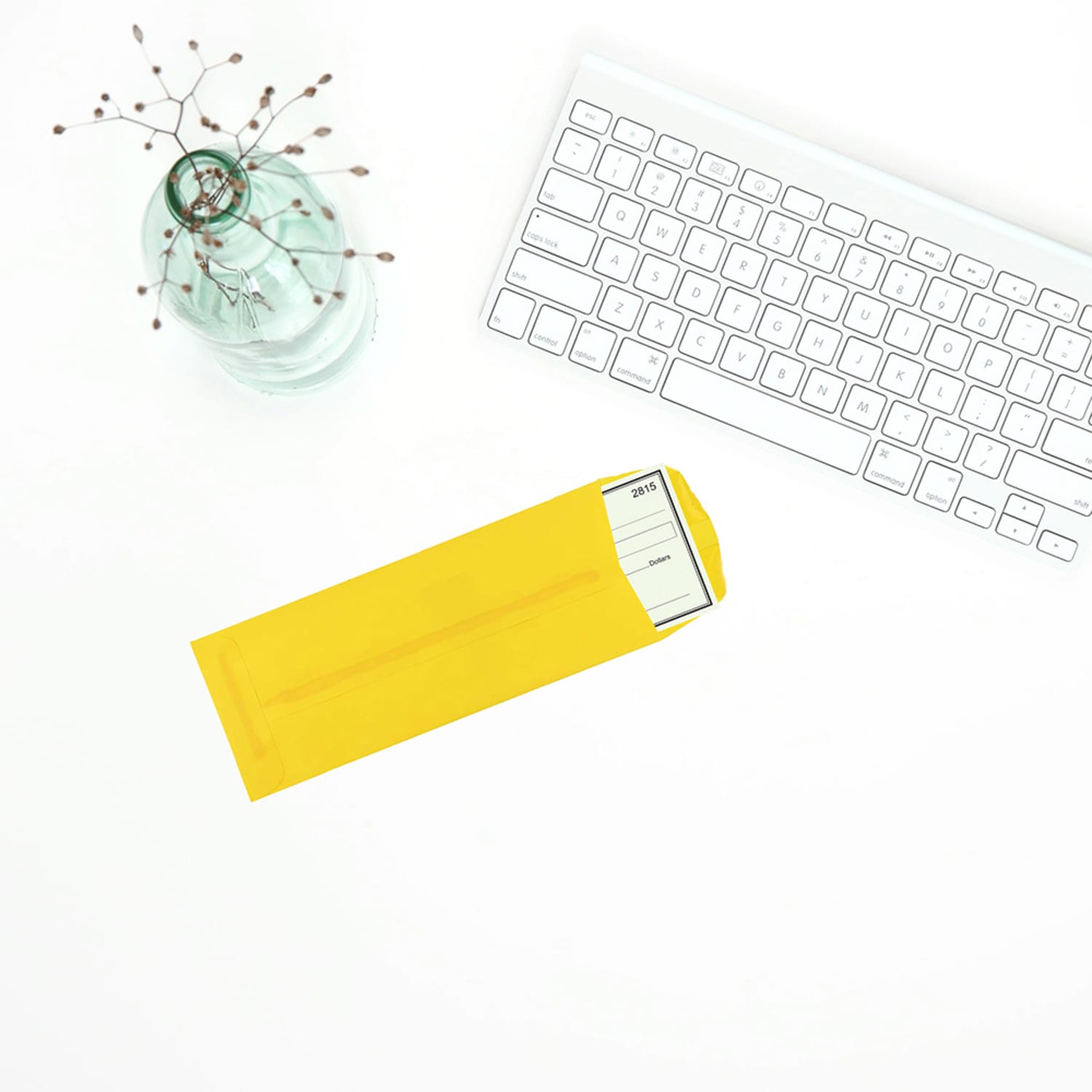 JAM Paper #10 Policy Envelopes, Gummed Seal, 30% Recycled, Yellow, Pack Of 25 - Image 4