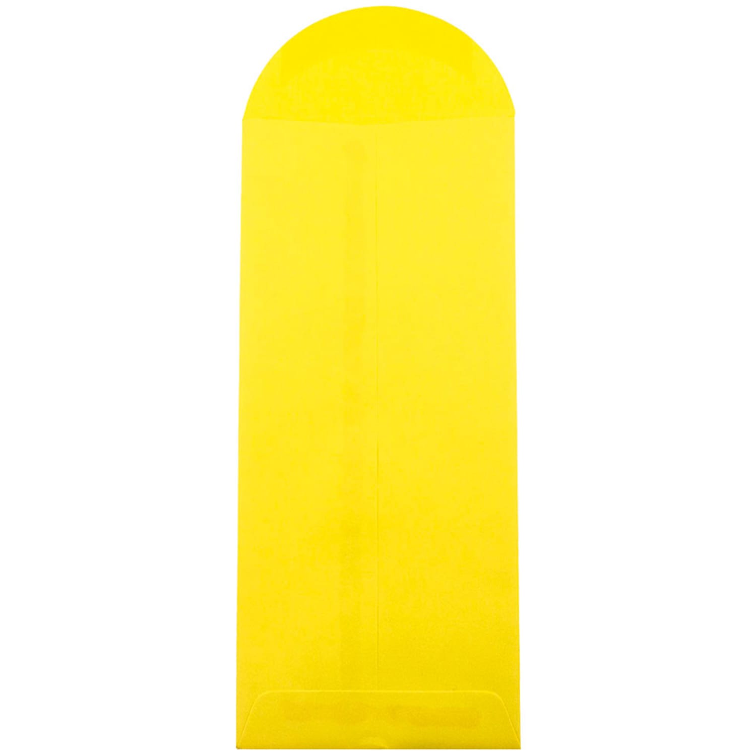 JAM Paper Policy Envelopes, #12, Gummed Seal, 30% Recycled, Yellow, Pack Of 25 - Image 3