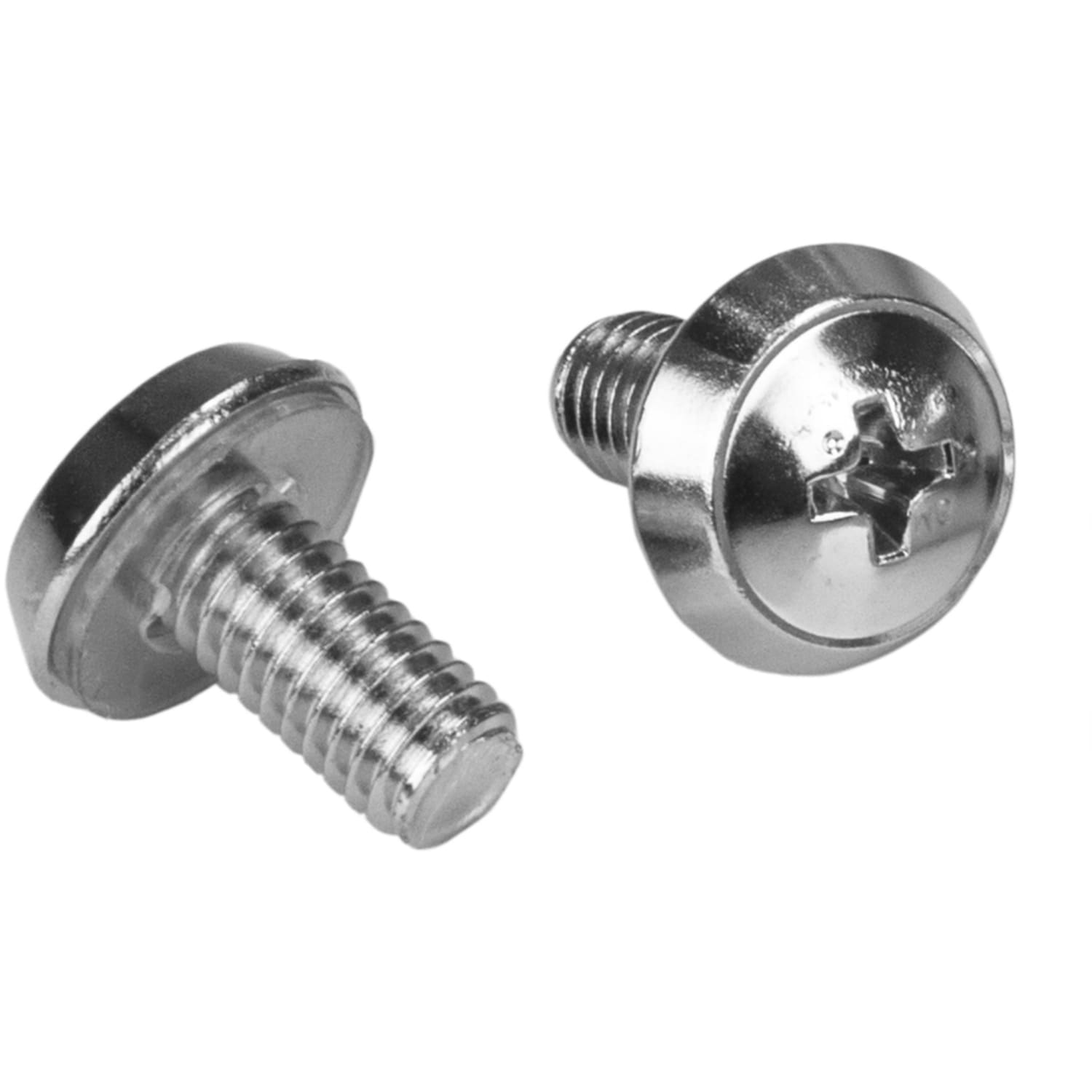 StarTech.com M6 Mounting Screws & Cage Nuts For Server Rack Cabinet, Pack Of 100 - Image 3