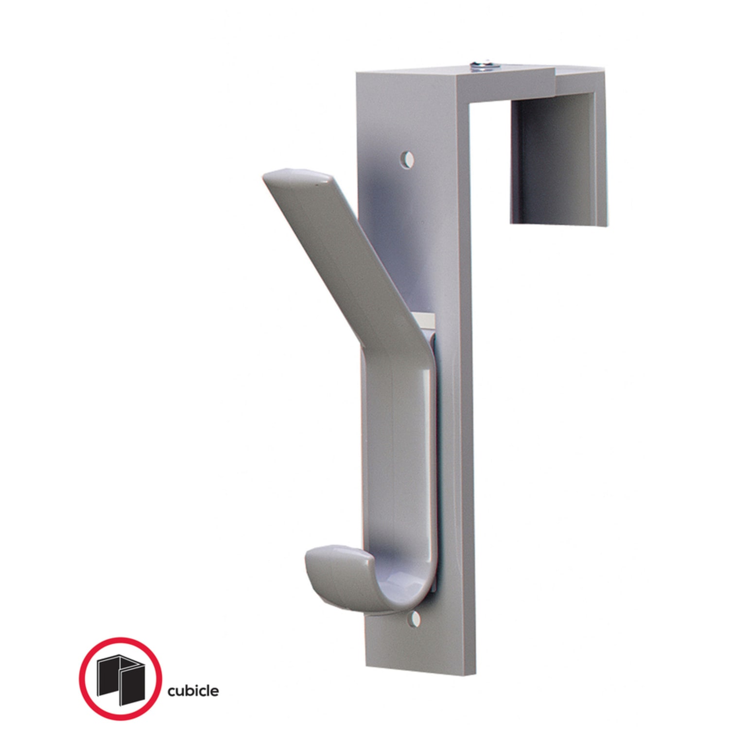 deflecto Partition Hooks - 2 Hooks - for Garment - Gray - 2 / Pack - Image 6