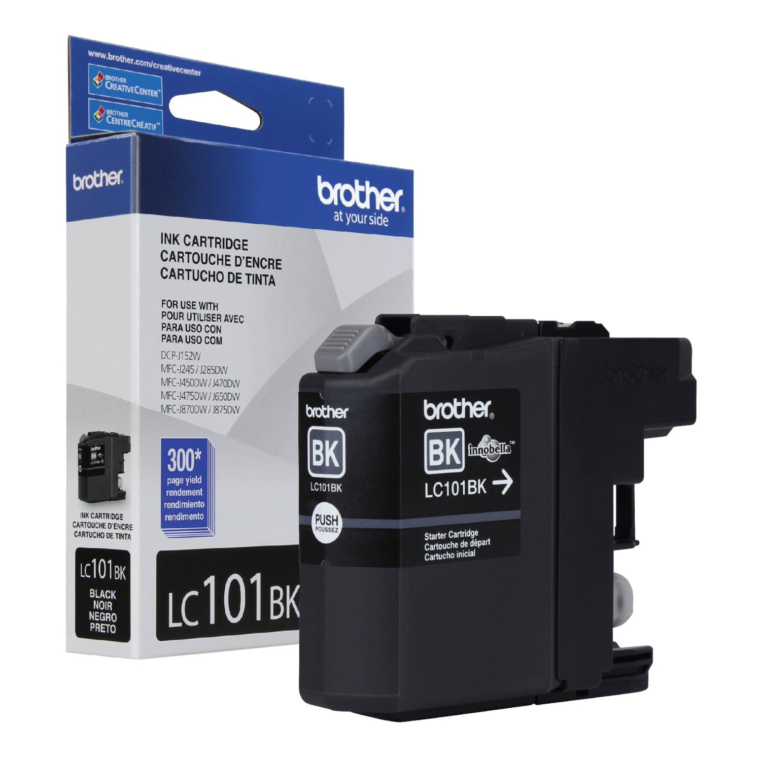 Brother LC101 Black Ink Cartridge, LC101BK