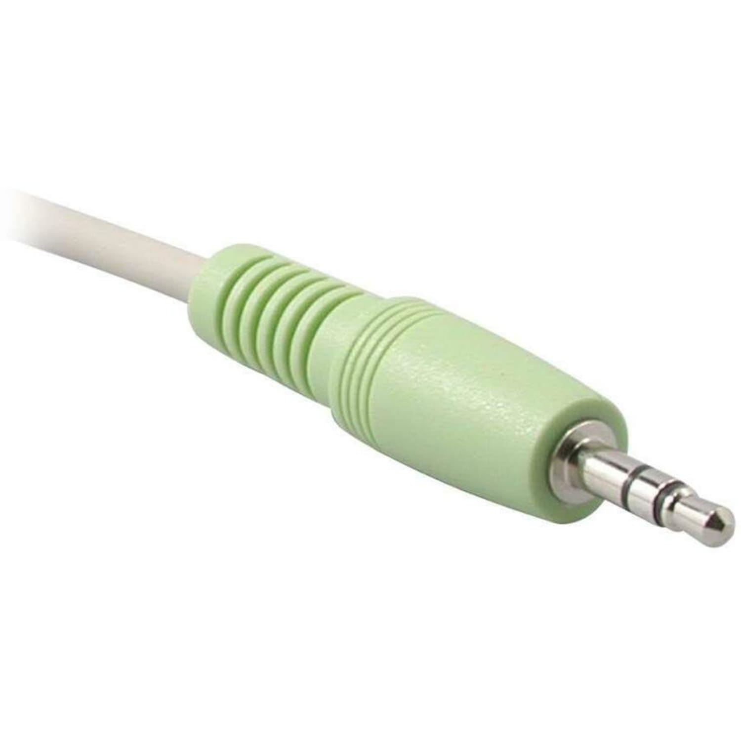 C2G 6ft 3.5mm M/M Stereo Audio Cable (PC-99 Color-Coded) - Mini-phone Male - Mini-phone Male - 6ft - Beige - Image 4