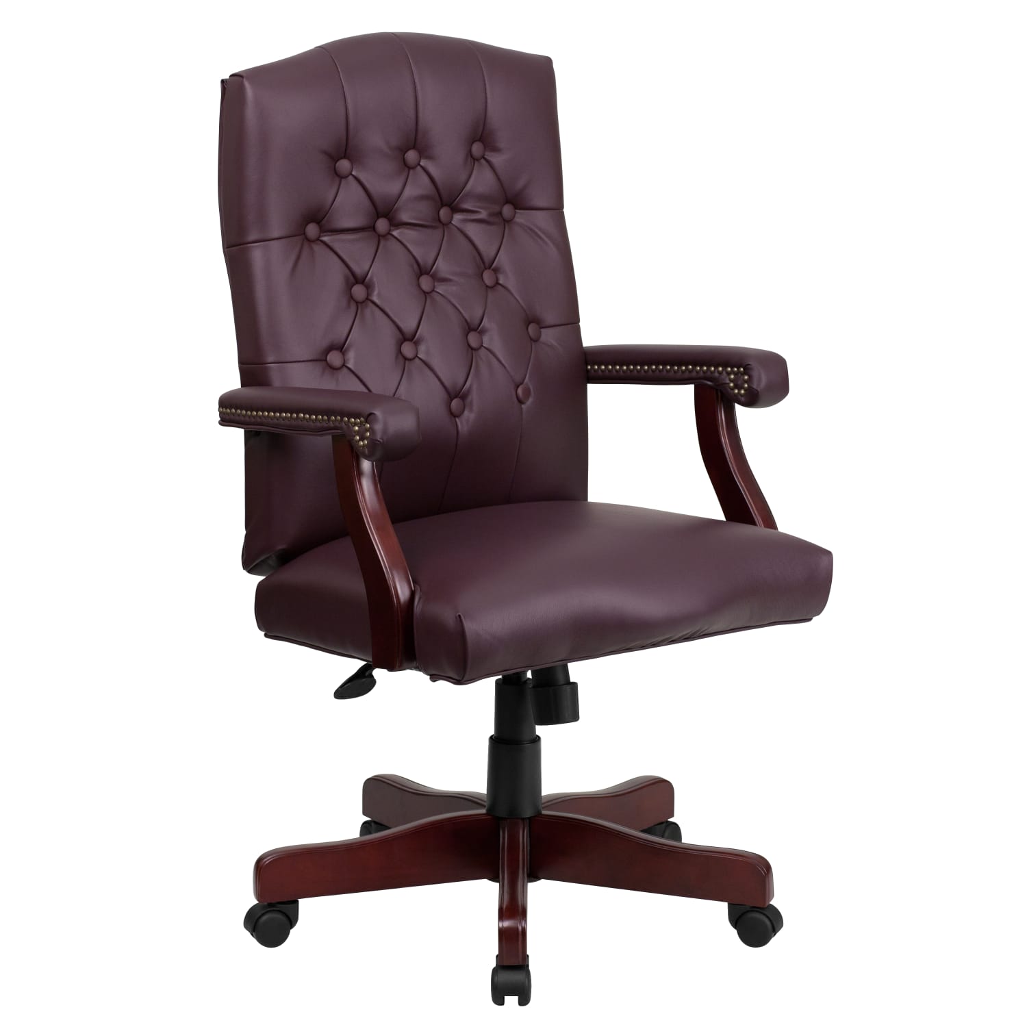 Flash Furniture Martha Washington LeatherSoft Faux Leather HighBack Swivel Office Chair Burgundy PopularChairscom Flash Furniture Martha Washington LeatherSoft Faux Leather High Back Swivel Office Chair Burgundy PopularChairscom