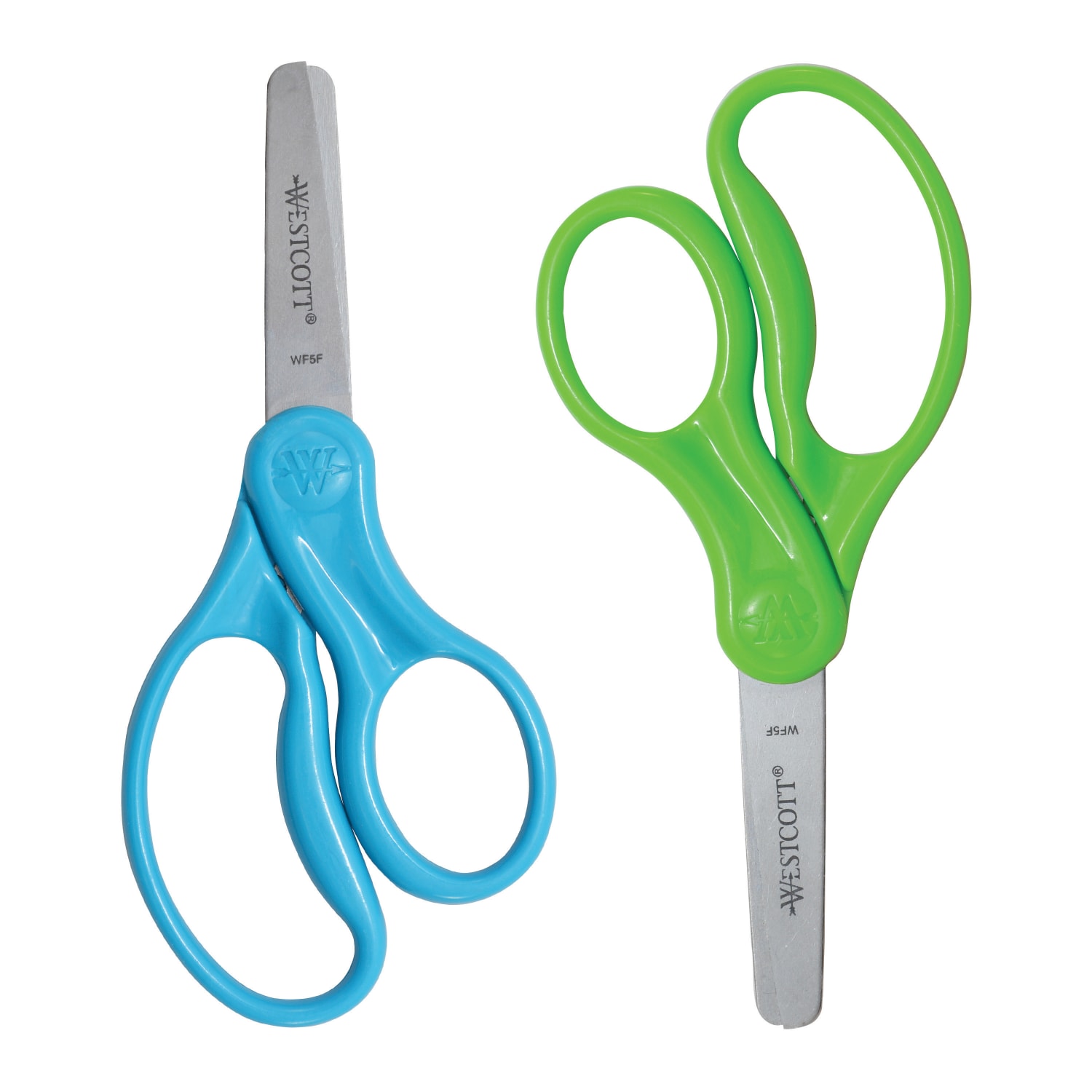 Westcott Hard Handle Kids Value Scissors, 5in, Blunt, Assorted Colors, Pack Of 2 - Image 6