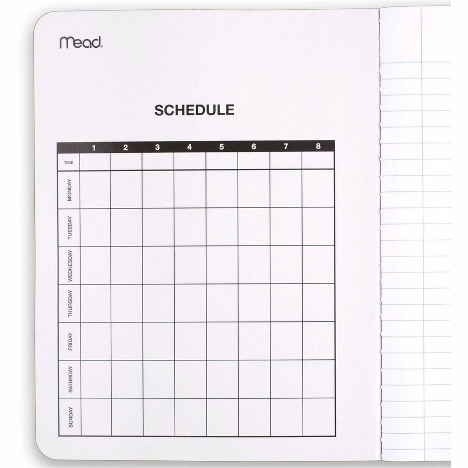 Composition Book, 7-1/2in x 9-3/4in, Wide-Rule, 100 Sheets - Image 6