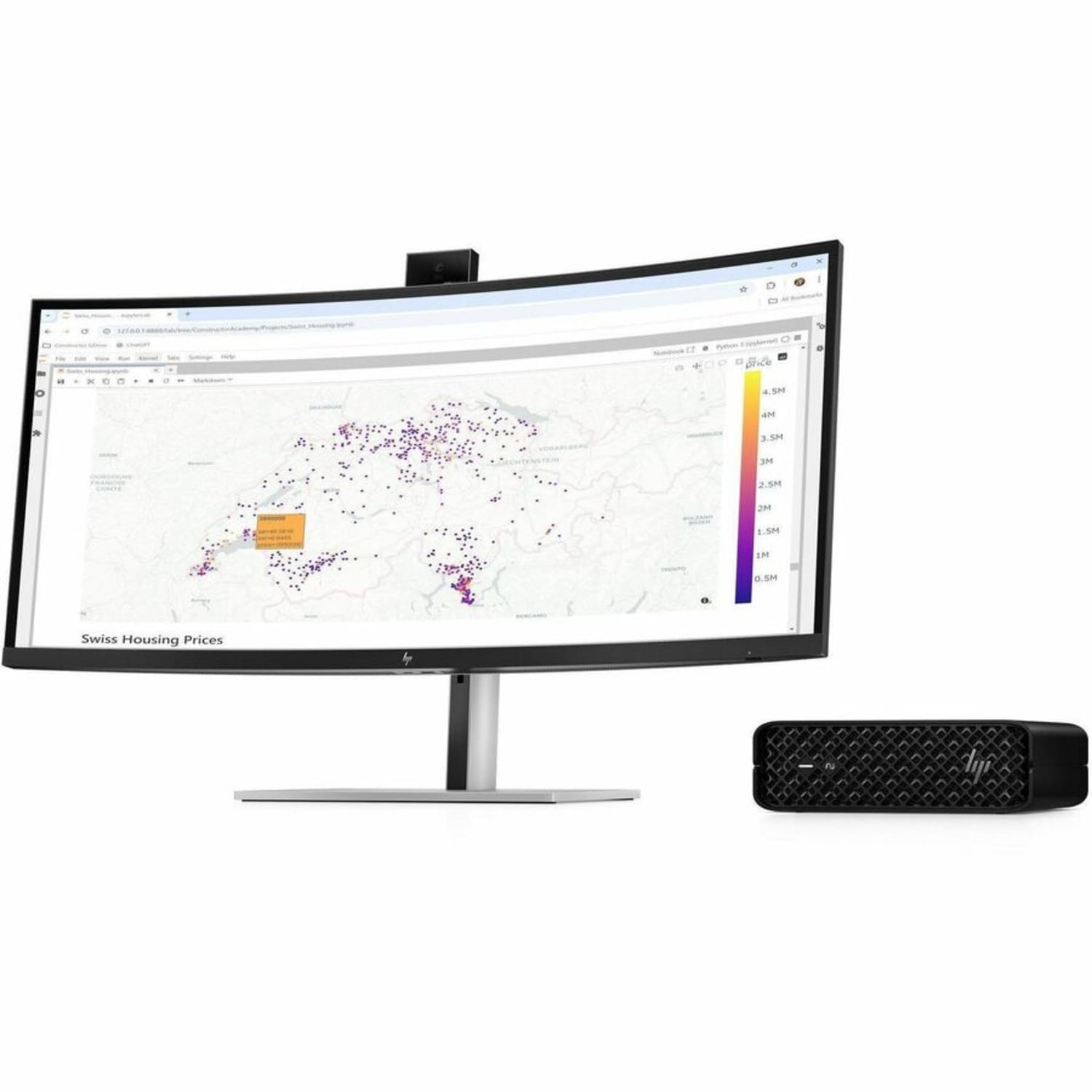 HP Z2 Mini G1i Workstation, Intel Core Ultra 9 285K, 32 GB, 1 TB SSD, Mini PC, Black, BM6N5UTABA - Image 6